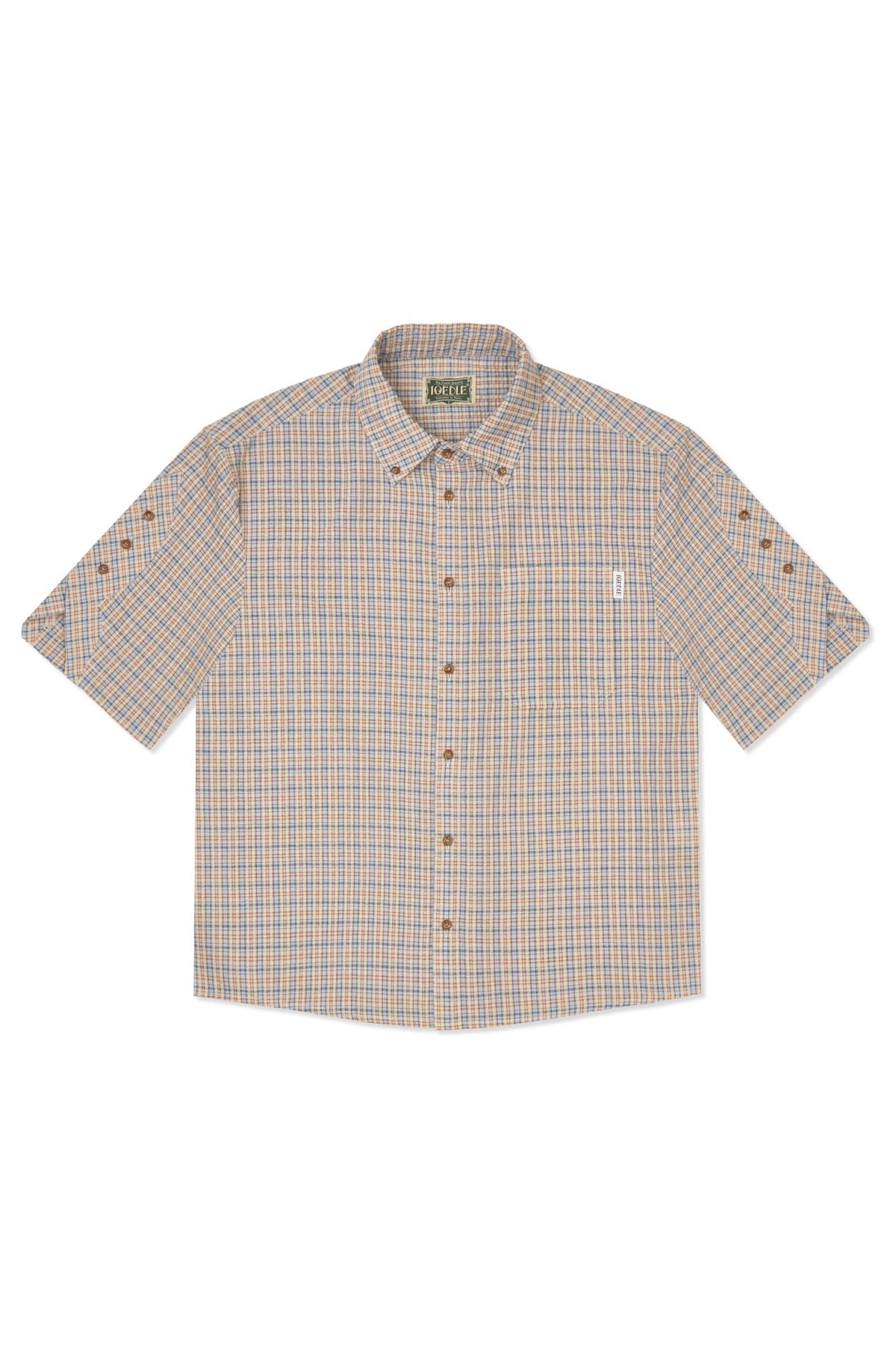 Ioedle - Rocket Slit Short Sleeve Shirt (Sky Blue) product image 3 | TRAB K-Fashion Australia