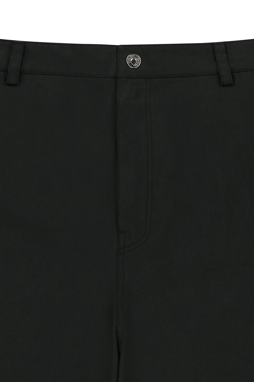 Matin Kim - Curved Seam Bermuda Pants (Black) product image 3 | TRAB K-Fashion Australia
