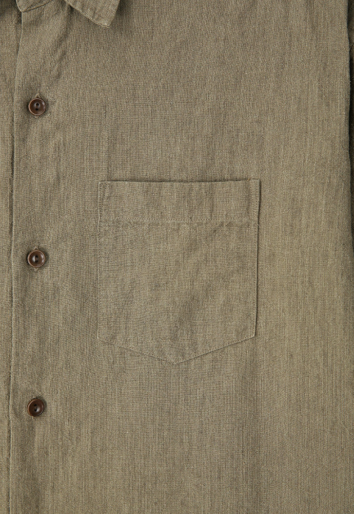 Art if acts - Washed Linen Shirt (Khaki) product image 10 | TRAB K-Fashion Australia
