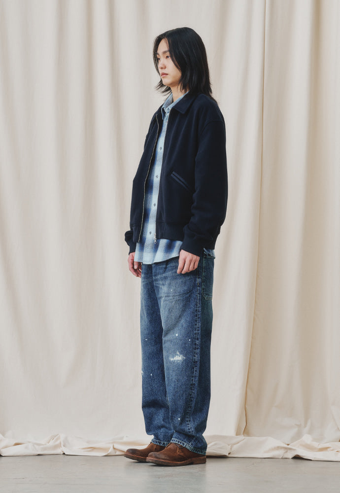 Art if acts - 70's Vintage Racing Fleece Jacket (Dark Navy) product image 4 | TRAB K-Fashion Australia