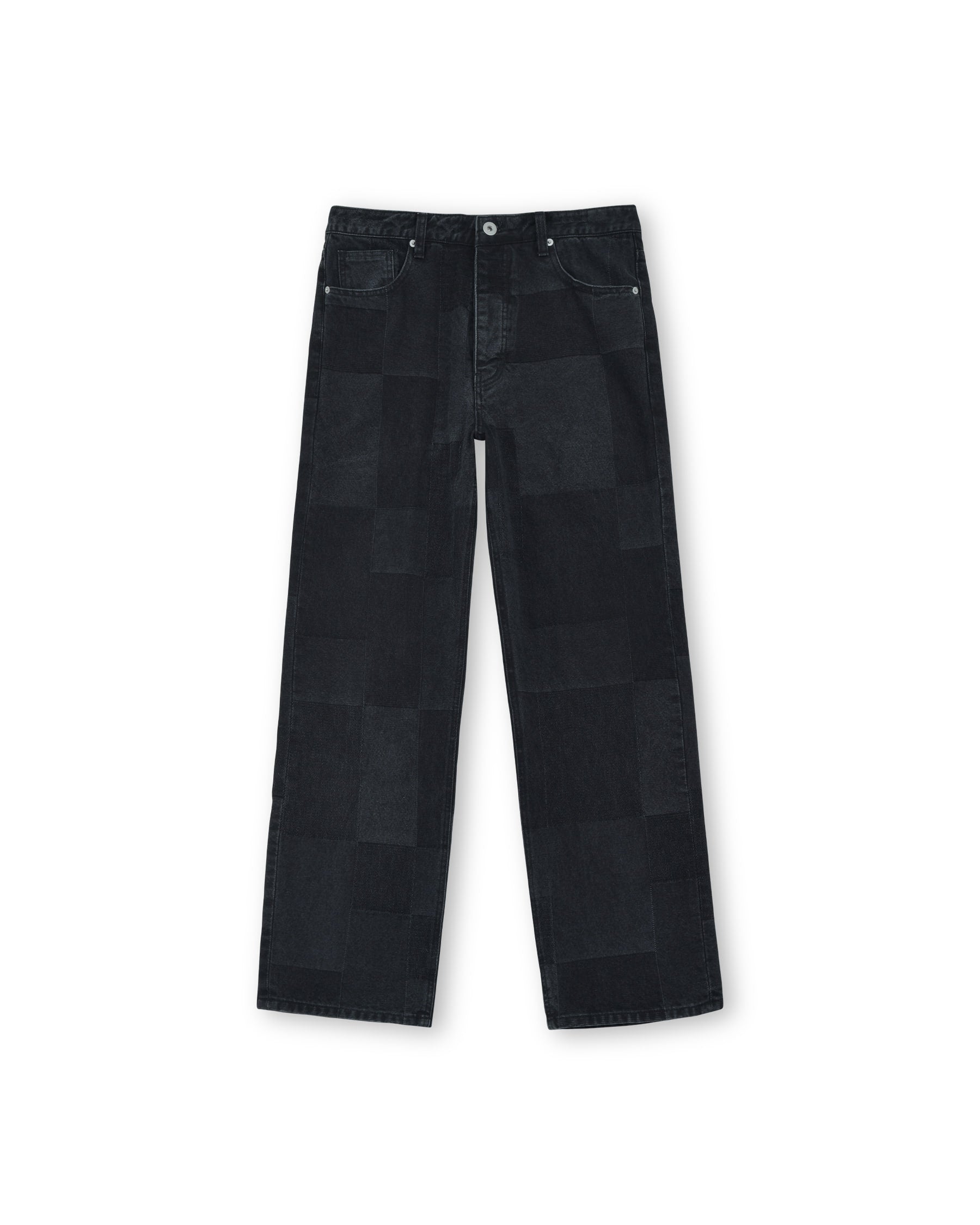 Brownyard - Regular Denim (Patch Work Black) product image 3 | TRAB K-Fashion Australia