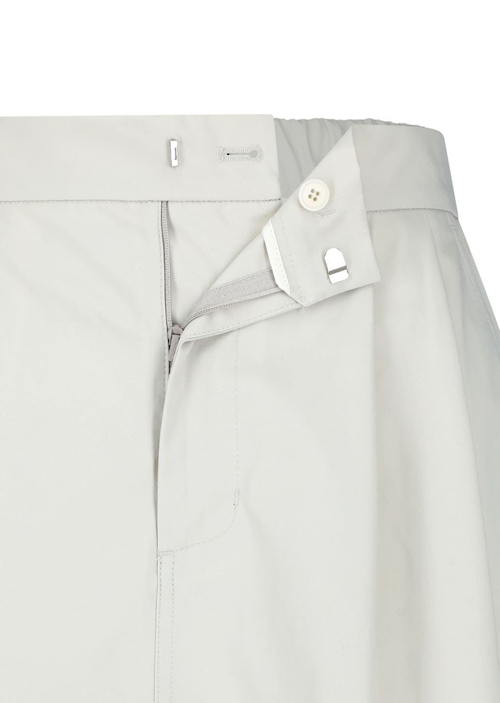 Amomento - Two Tuck Wide Shorts (Ivory) product image 5 | TRAB K-Fashion Australia