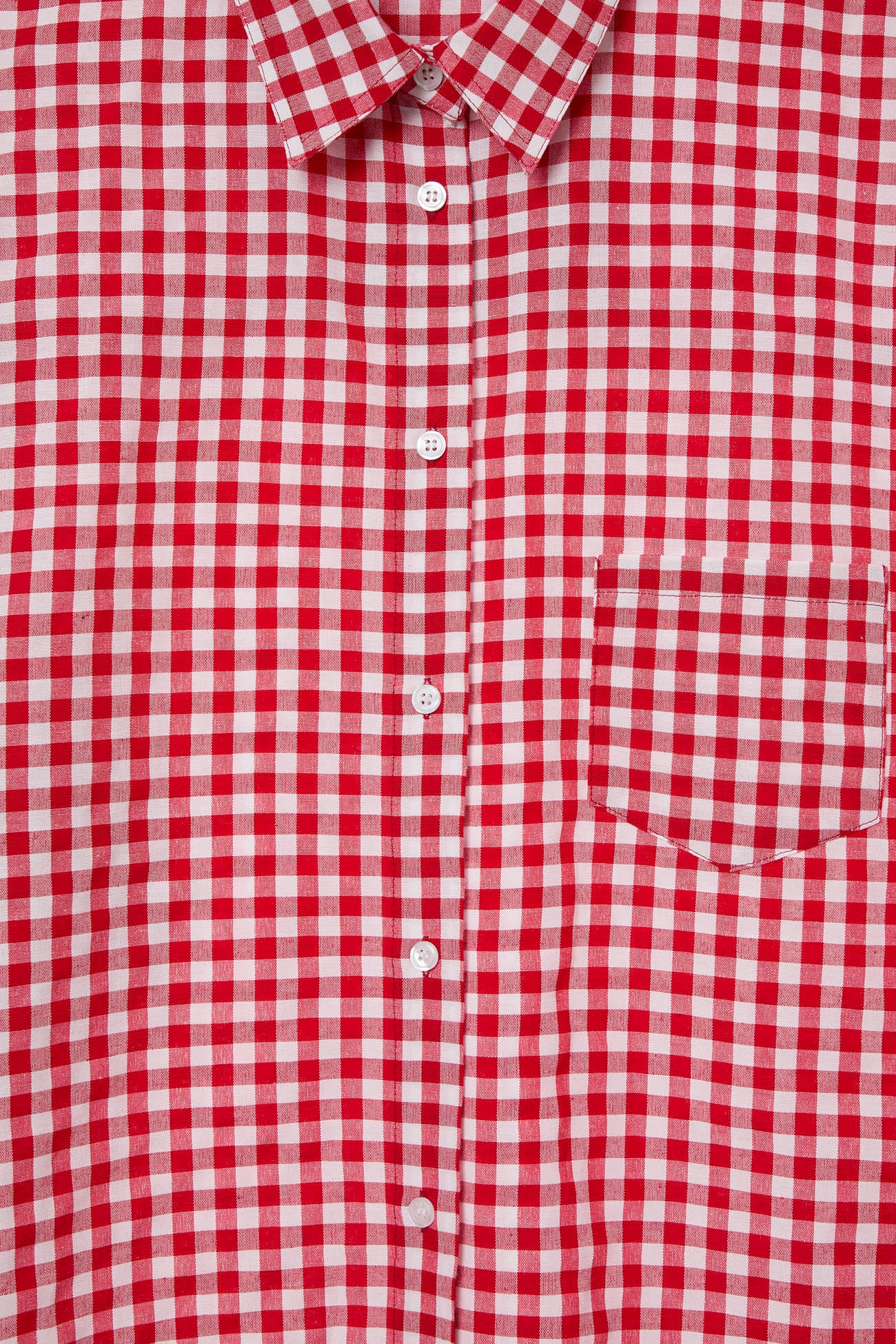 Deinet - Deinet Overfit Check Shirts (Red) product image 5 | TRAB K-Fashion Australia