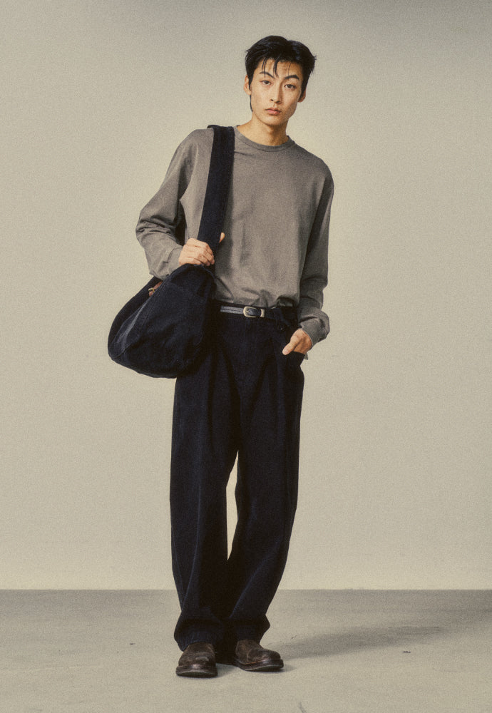 Art if acts - Garment Dyed Newsboy Bag (Black) product image 2 | TRAB K-Fashion Australia