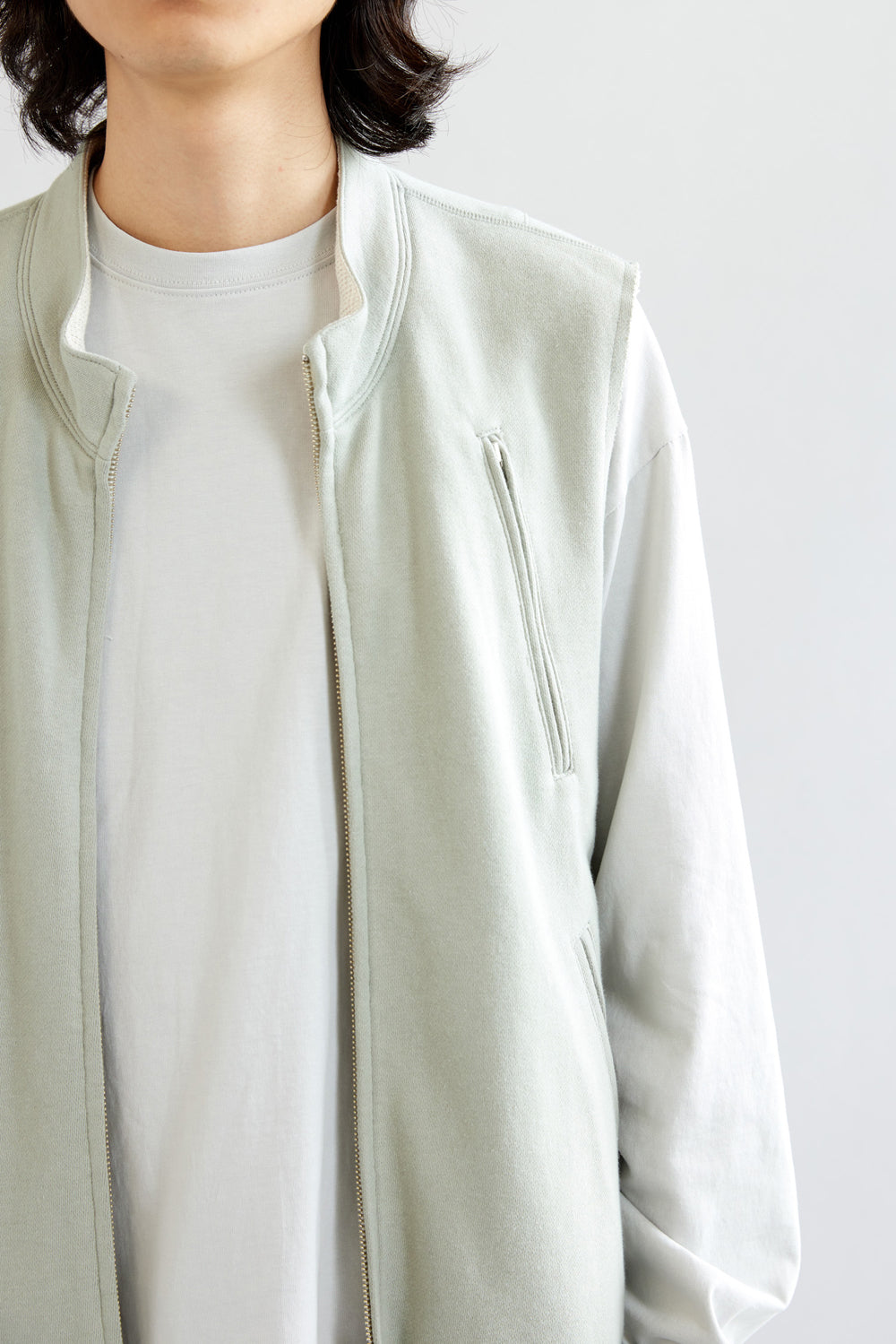 Hatchingroom - Reversible Jersey Vest Olive (Grey) product image 15 | TRAB K-Fashion Australia