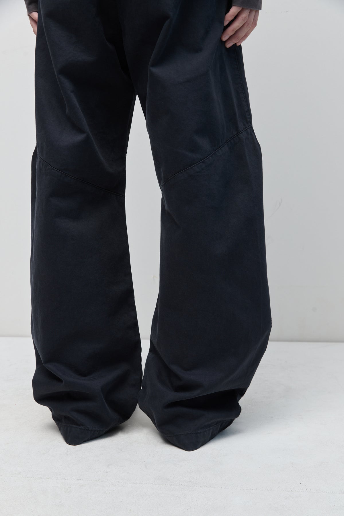 Hatchingroom - Shaped Trousers Dyed Ink (Black) product image 14 | TRAB K-Fashion Australia
