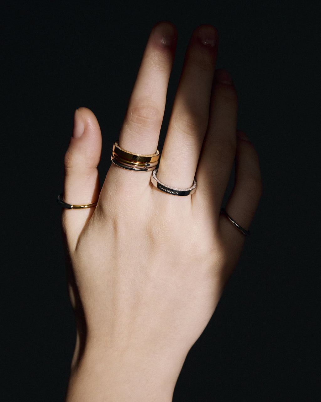 Numbering - Basic Two Tone Ring #3402 product image 4 | TRAB K-Fashion Australia
