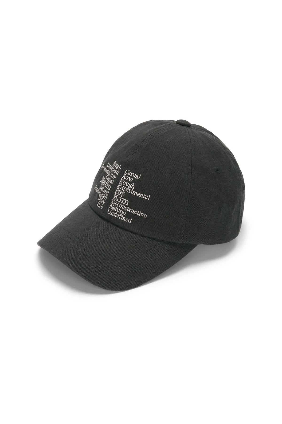 Matin Kim - Keyword Lettering Ball Cap (Charcoal) product image 2 | TRAB K-Fashion Australia