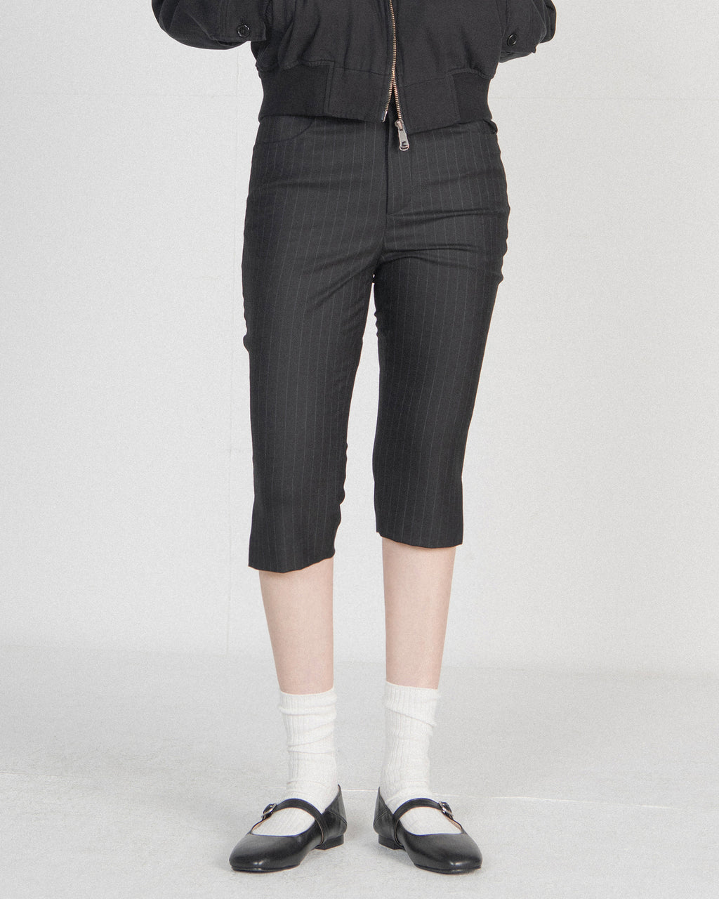 Brownyard - Capri Pants (Black Stripe) product image 3 | TRAB K-Fashion Australia