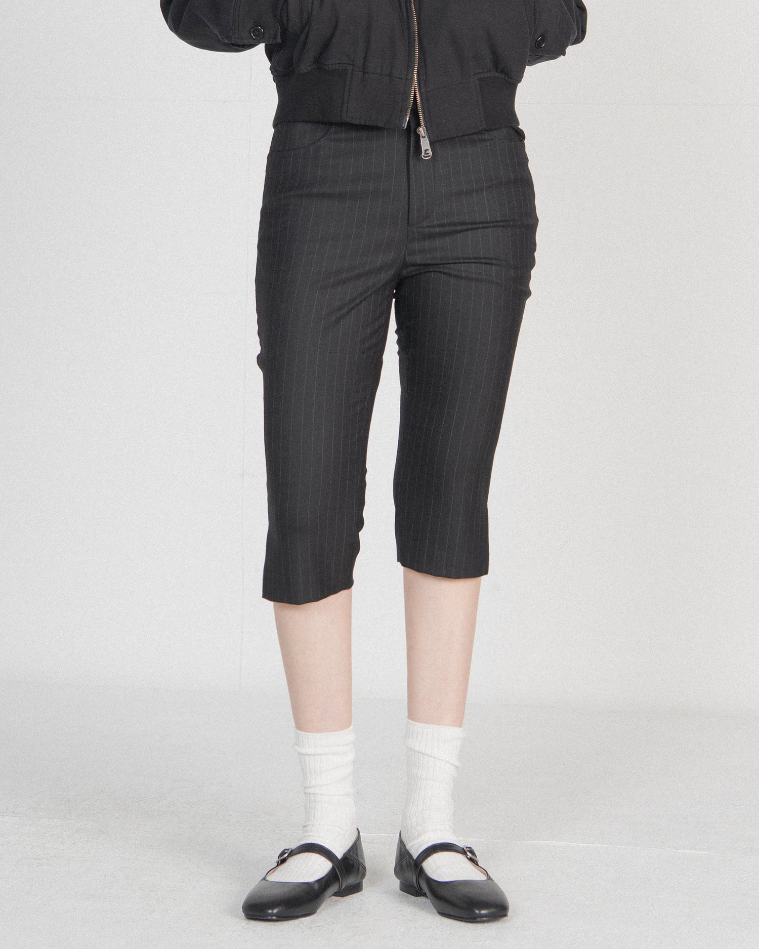 Brownyard - Capri Pants (Black Stripe) product image 3 | TRAB K-Fashion Australia