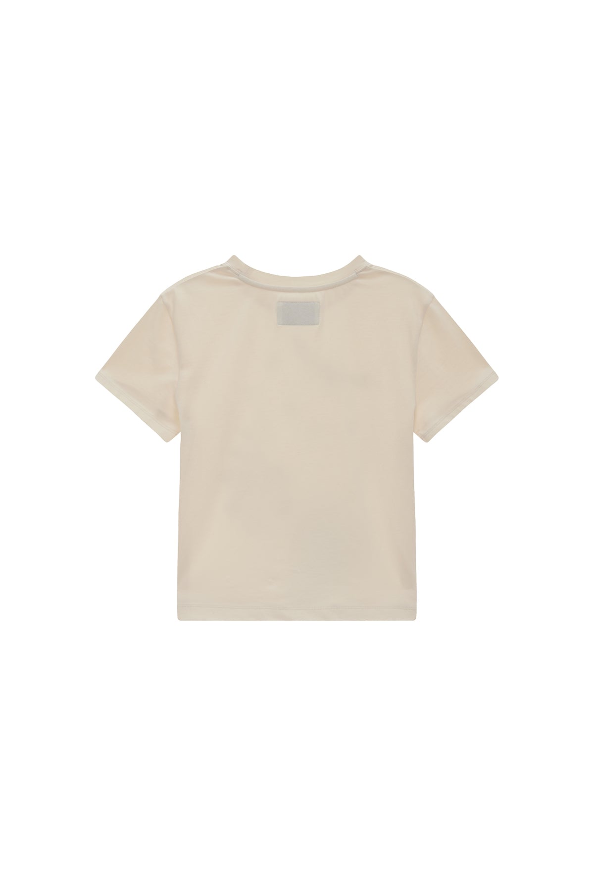 Matin Kim - Kitsch Printing Crop Top (Ivory) product image 2 | TRAB K-Fashion Australia