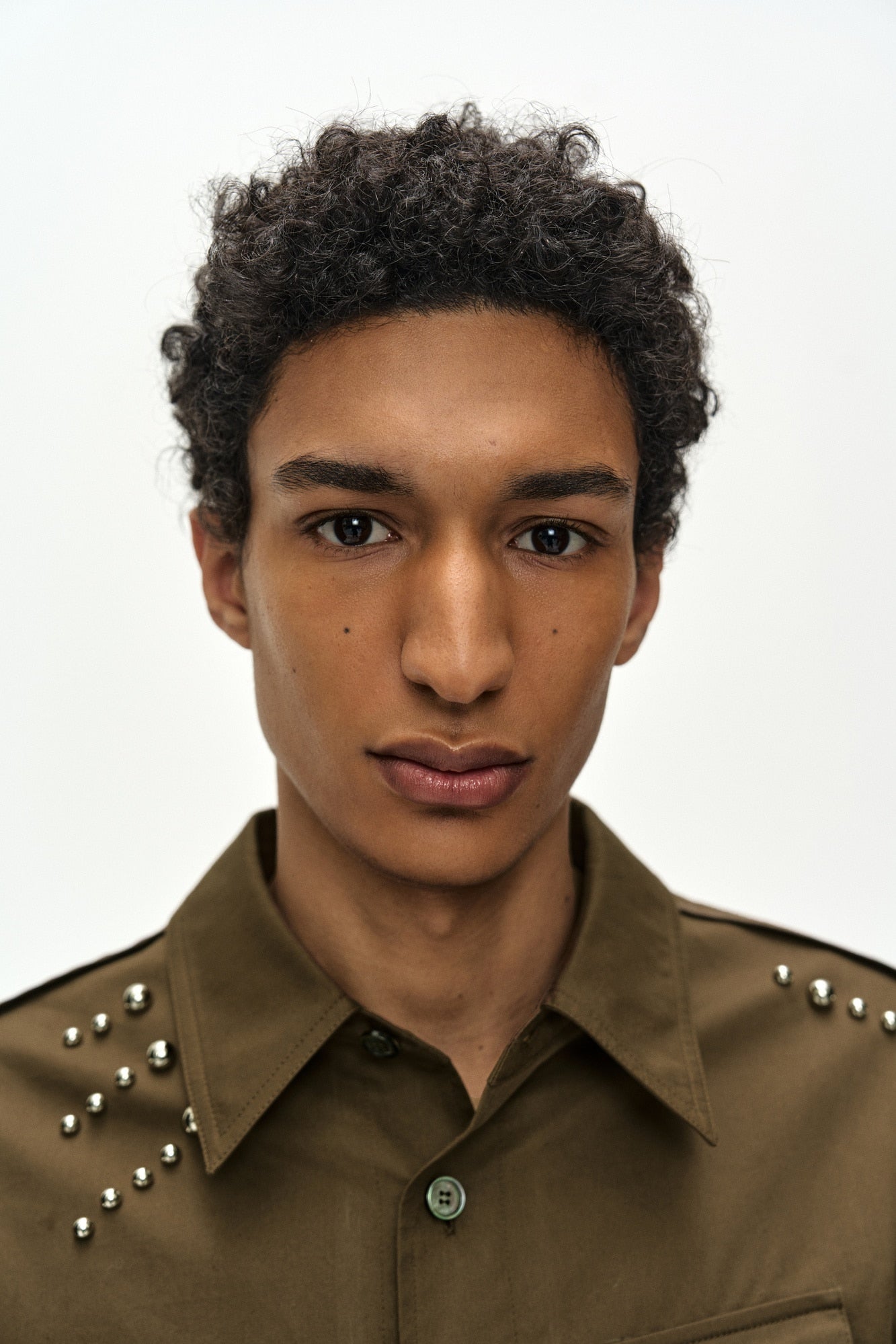 Andersson Bell - Roghen Studded Shirt (brown) (Brown) product image 6 | TRAB K-Fashion Australia