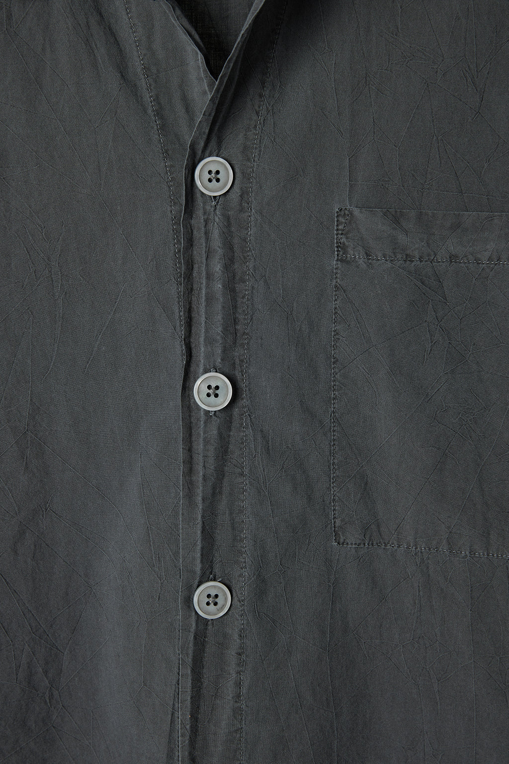 Hatchingroom - Dyed Box Shirt Crease (Charcoal) product image 4 | TRAB K-Fashion Australia