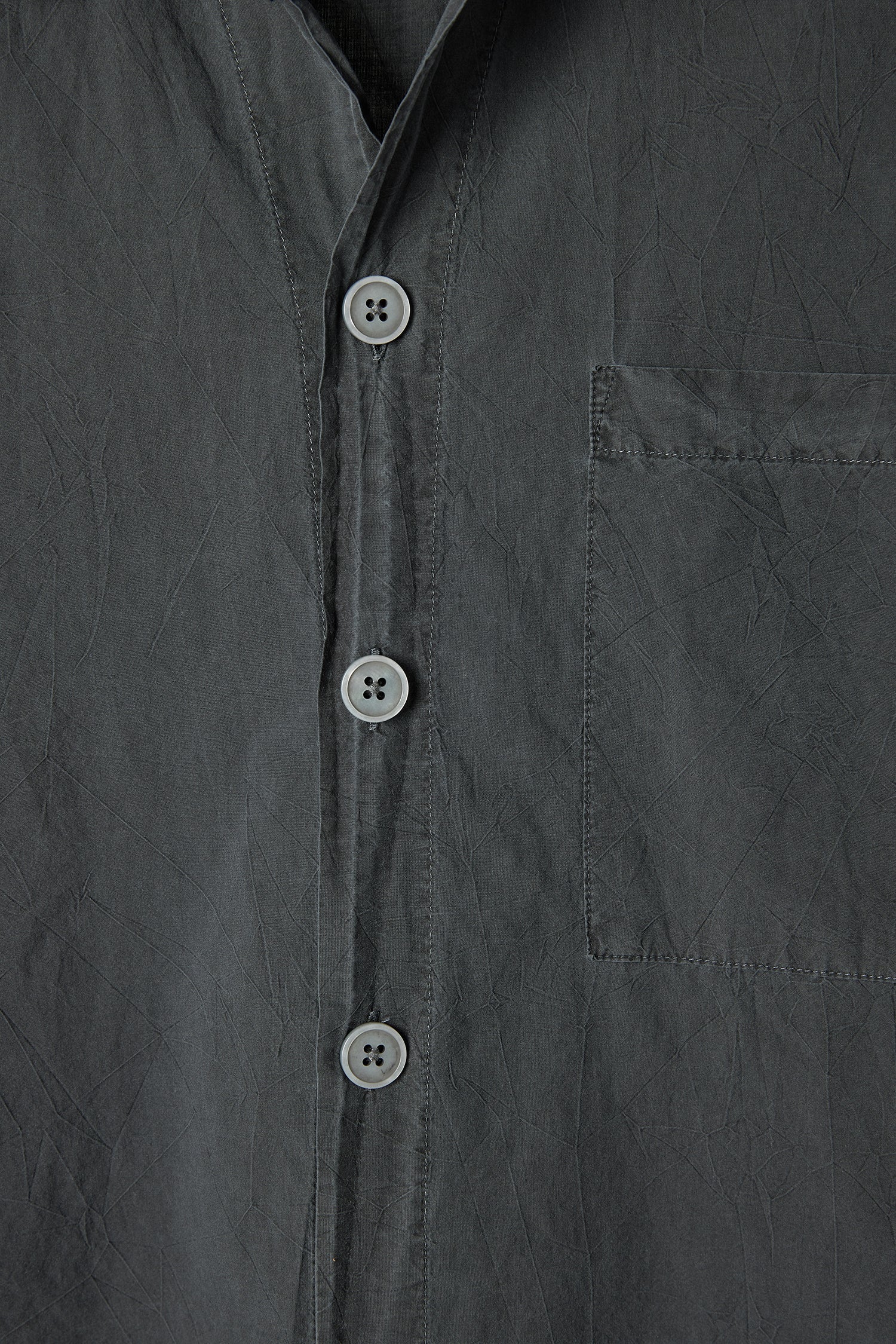 Hatchingroom - Dyed Box Shirt Crease (Charcoal) product image 4 | TRAB K-Fashion Australia