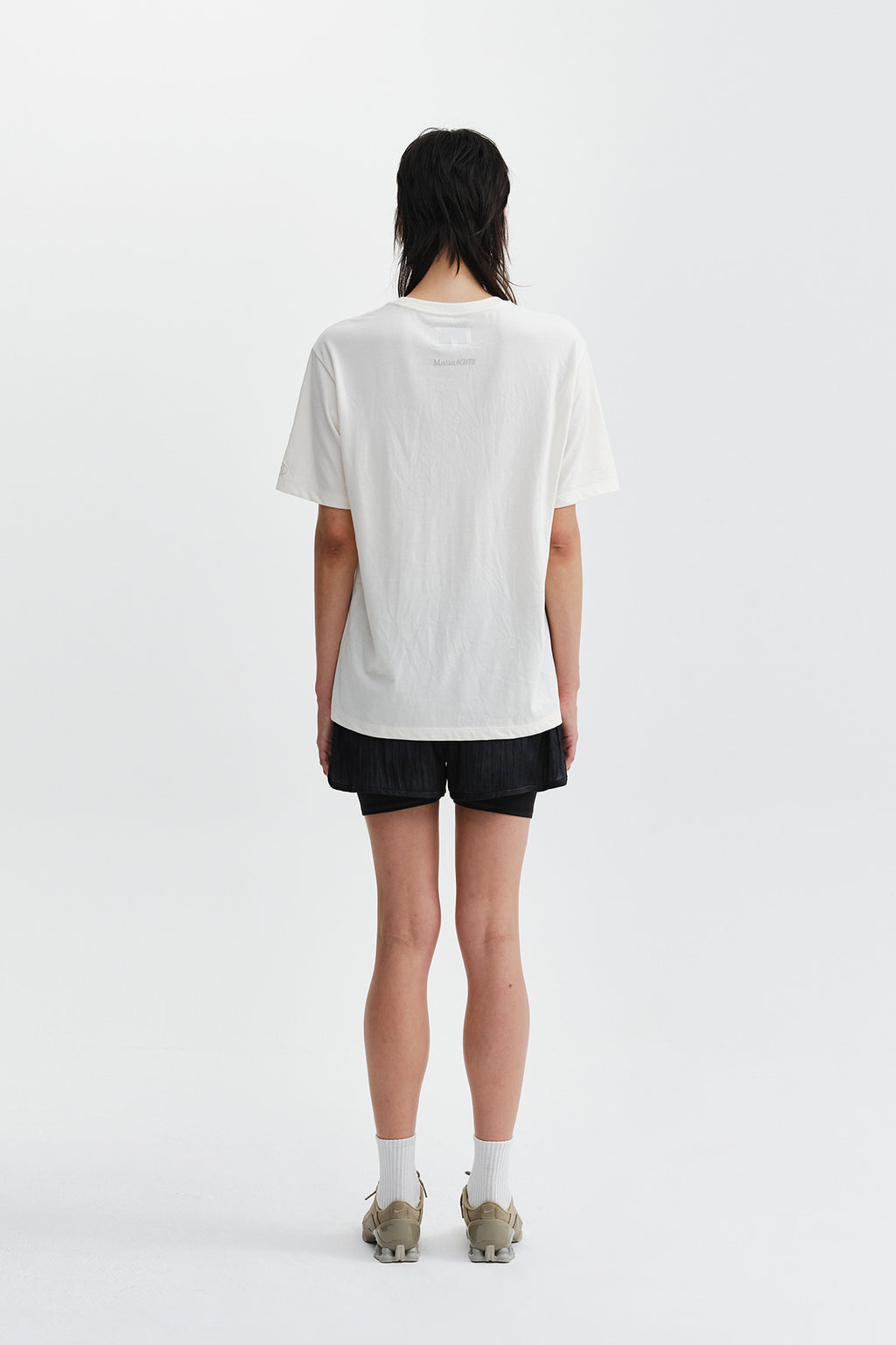 Matin Kim - Matin Pace Sprint Graffiti Top (Ivory) product image 9 | TRAB K-Fashion Australia