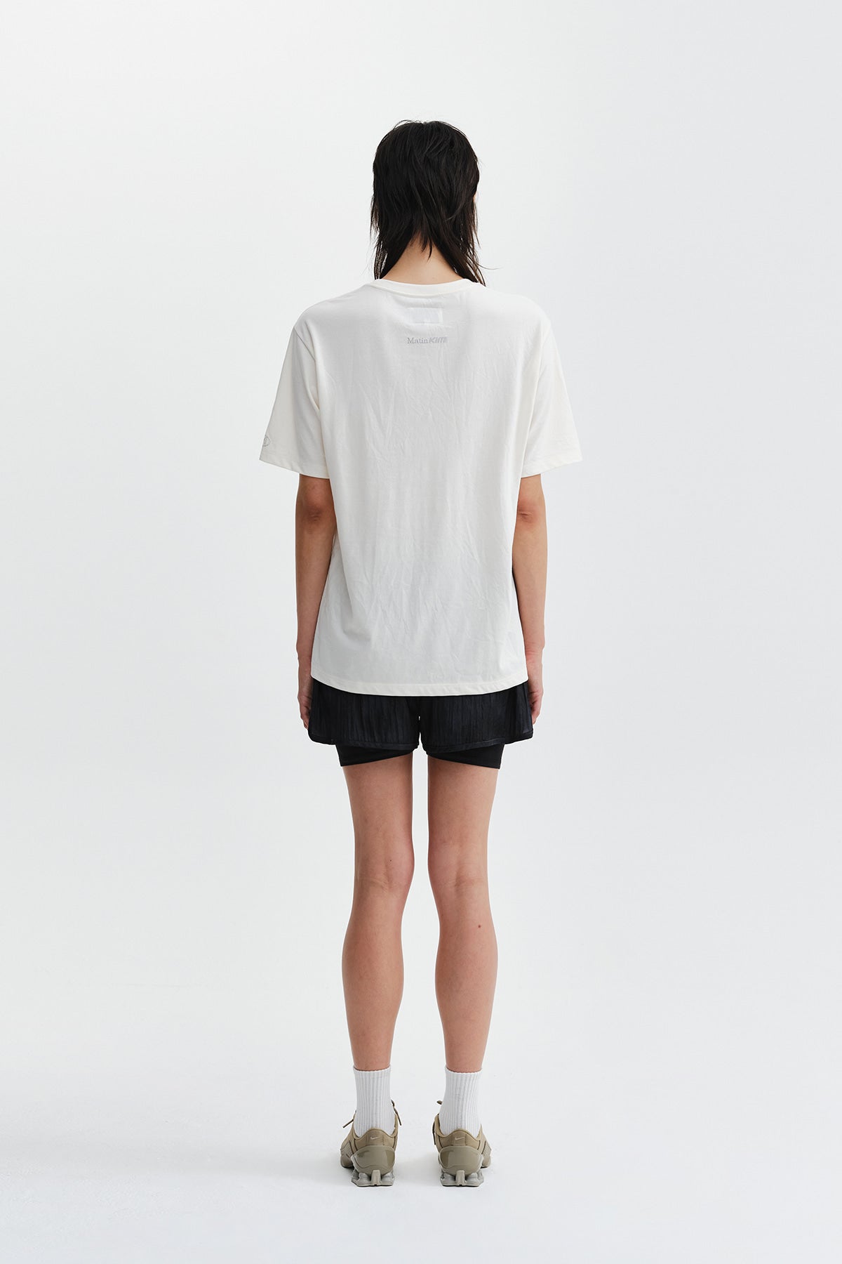 Matin Kim - Matin Pace Sprint Graffiti Top (Ivory) product image 9 | TRAB K-Fashion Australia