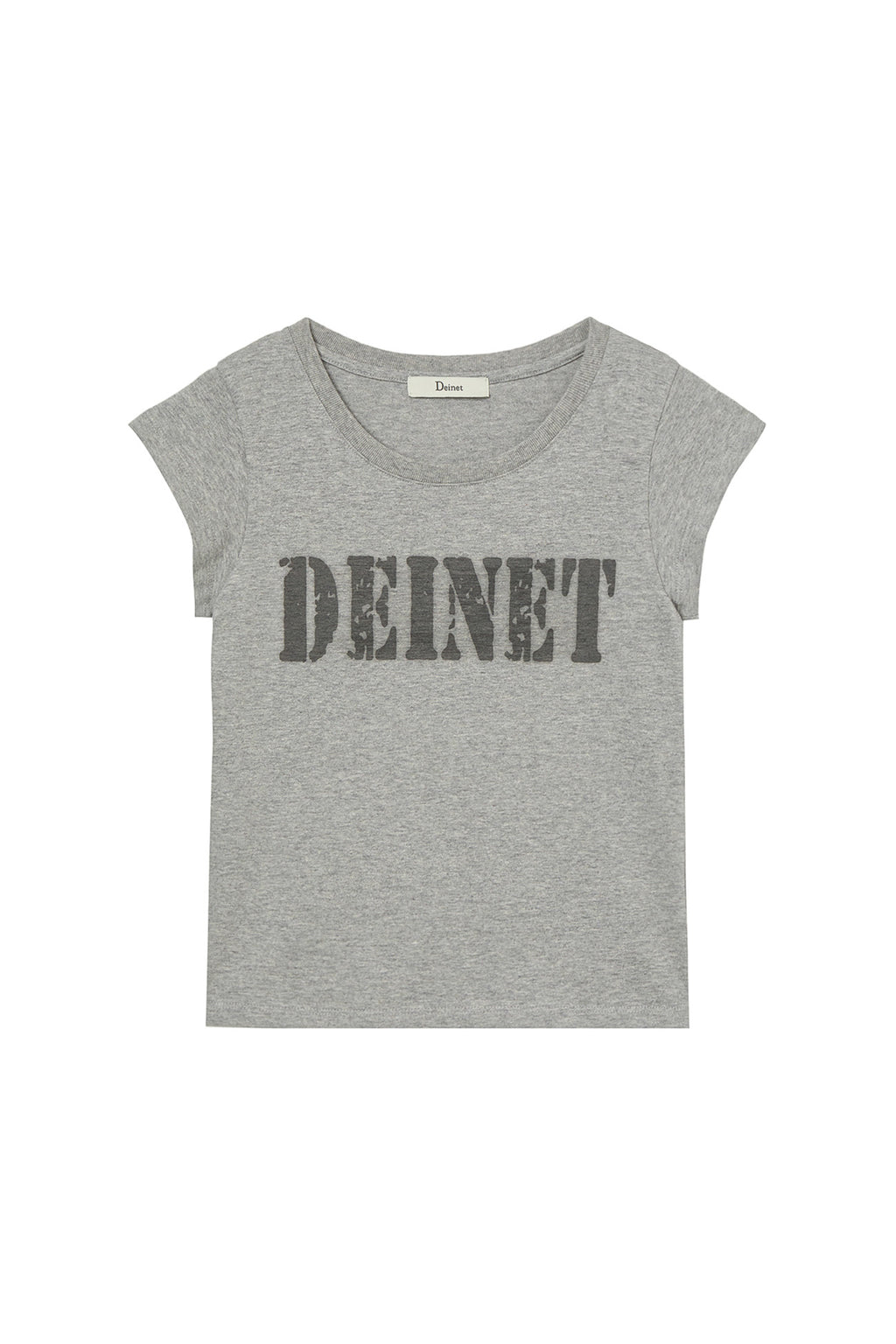 Deinet - Typo Graphic2 T-Shirt (Melange Grey) product image 9 | TRAB K-Fashion Australia