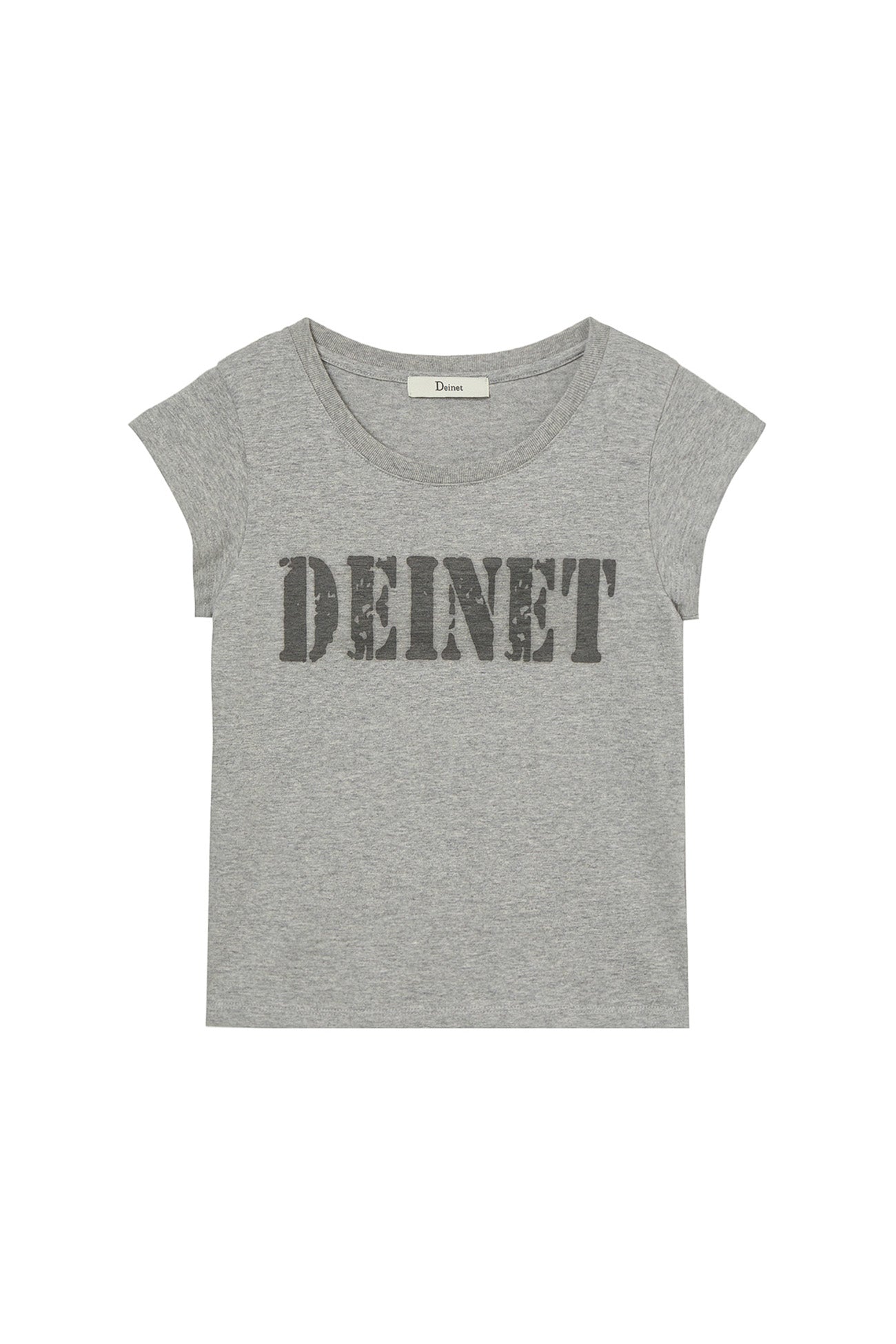 Deinet - Typo Graphic2 T-Shirt (Melange Grey) product image 9 | TRAB K-Fashion Australia