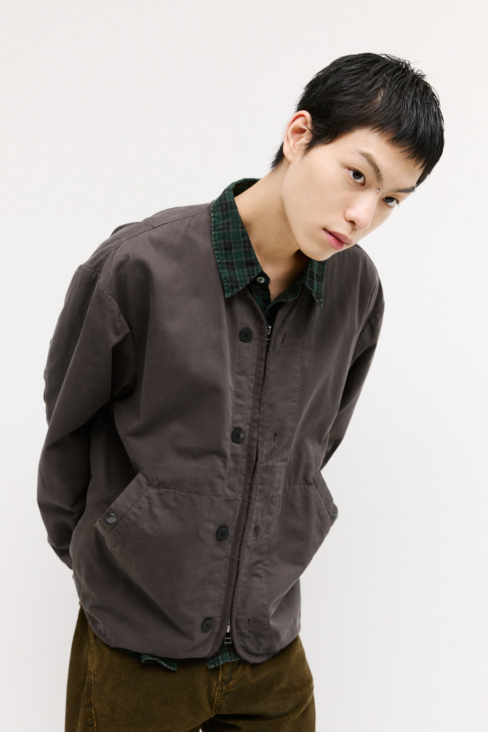 Hatchingroom - Liner Jacket Mud (Brown) product image 11 | TRAB K-Fashion Australia