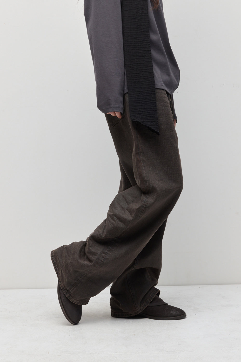 Hatchingroom - VTG Waxed Jeans (Dark Brown) product image 15 | TRAB K-Fashion Australia