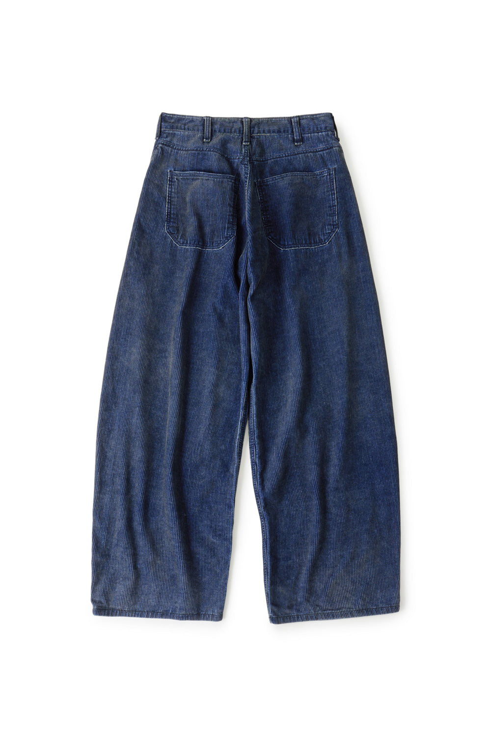 Hatchingroom - Wide Curve Corduroy Pants Aged (Blue) product image 2 | TRAB K-Fashion Australia