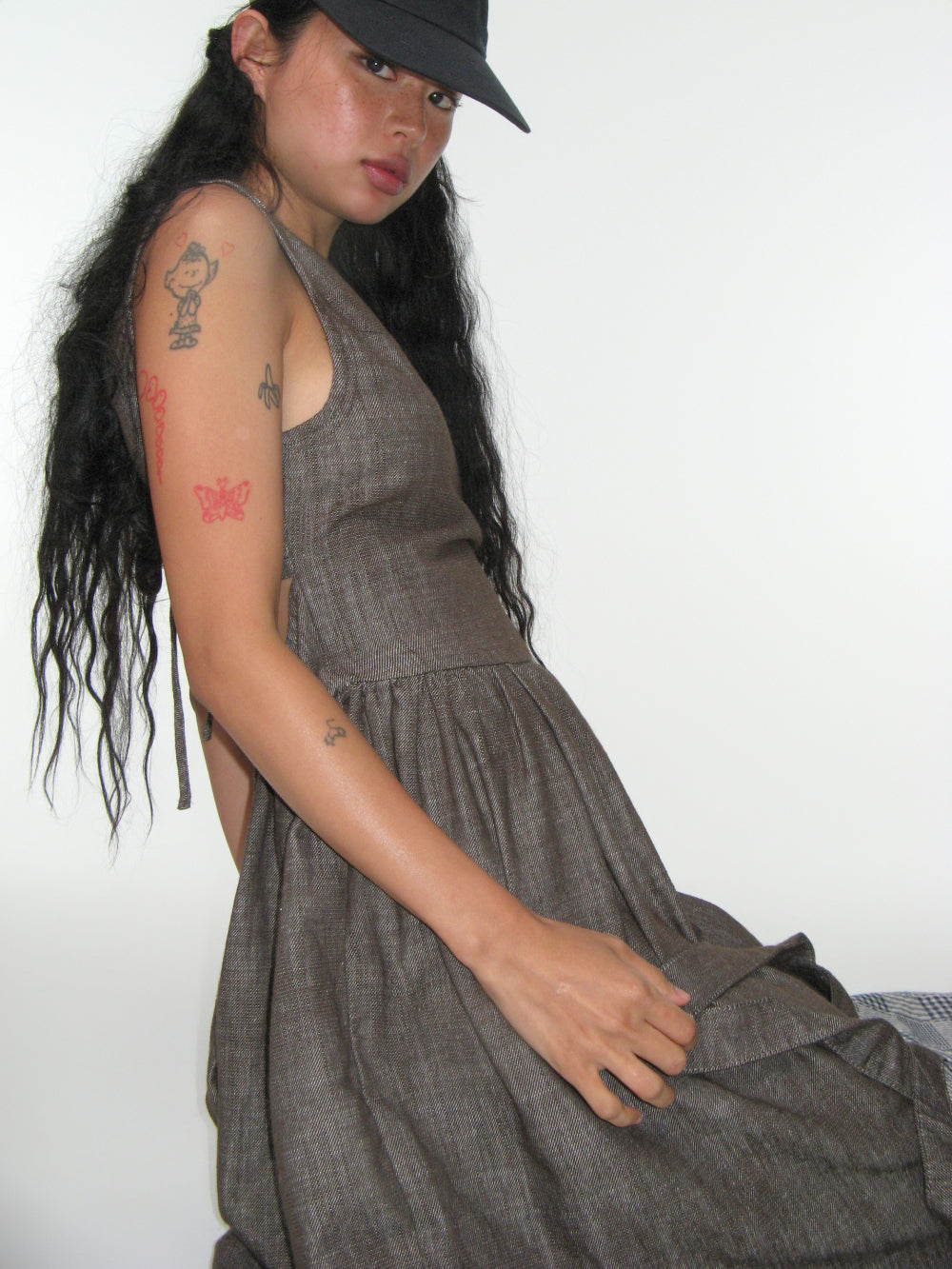 Coyseio - Round Cut Out Dress (Brown) product image 5 | TRAB K-Fashion Australia