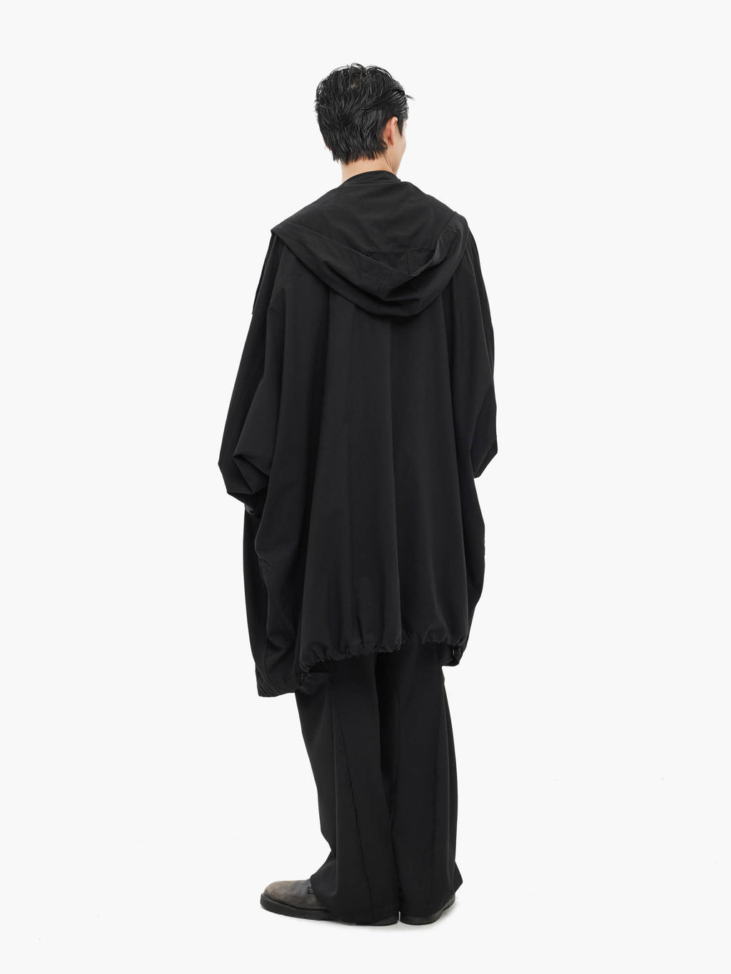 Jiyong Kim - Draped Coat (Black) product image 5 | TRAB K-Fashion Australia