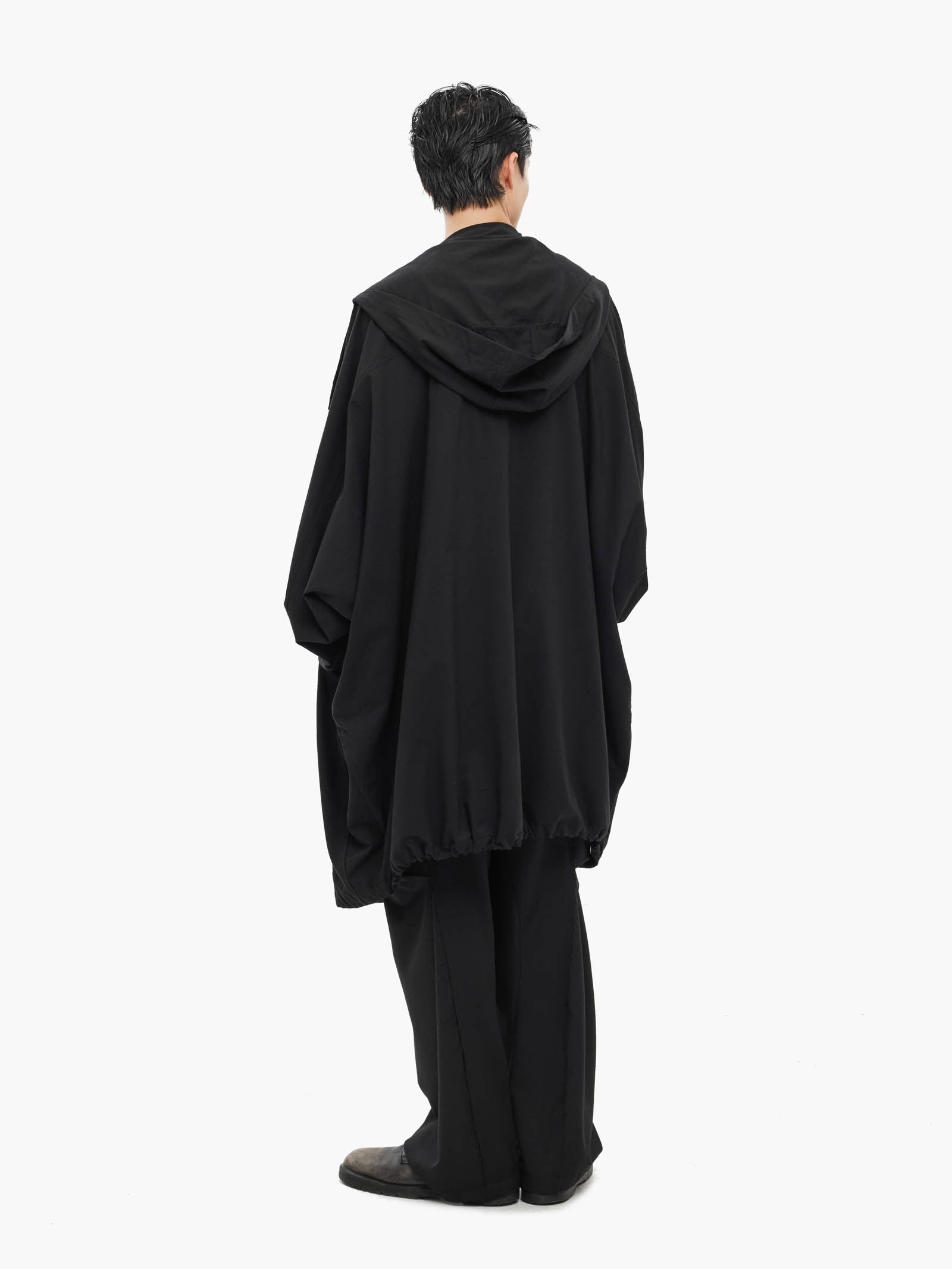 Jiyong Kim - Draped Coat (Black) product image 5 | TRAB K-Fashion Australia