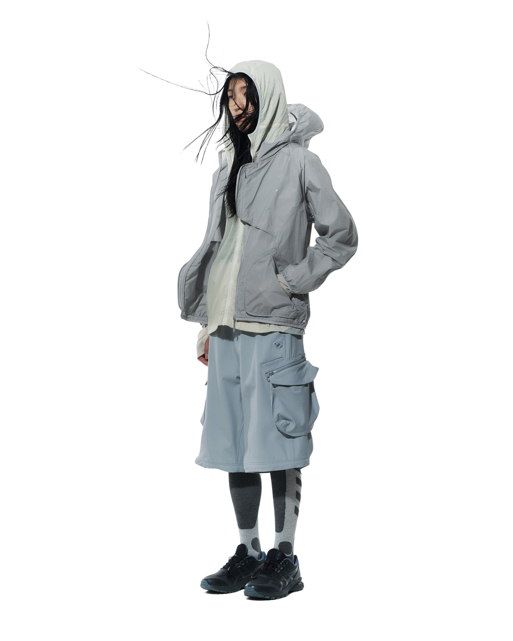 San San Gear - 3D Pocket Jacket (Sky Blue) product image 2 | TRAB K-Fashion Australia