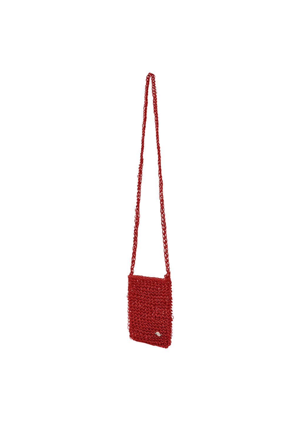 Amomento - Mini Handmade Leather Net Bag (Red) product image 3 | TRAB K-Fashion Australia