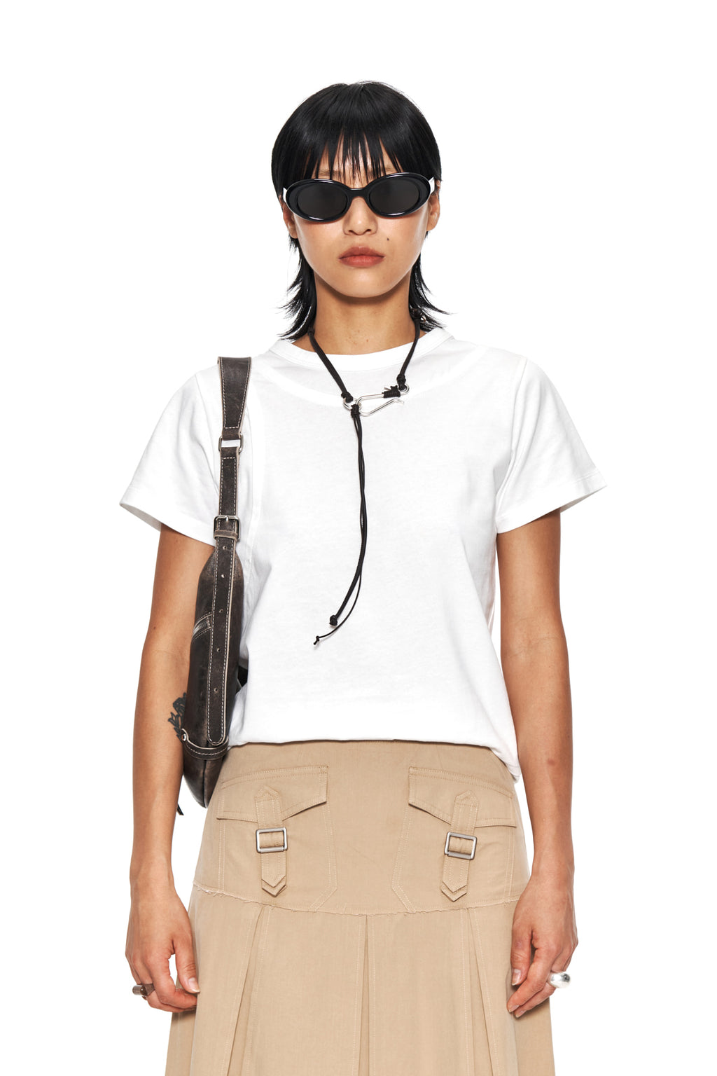 Matin Kim - Layered Detail Top (White) product image 10 | TRAB K-Fashion Australia