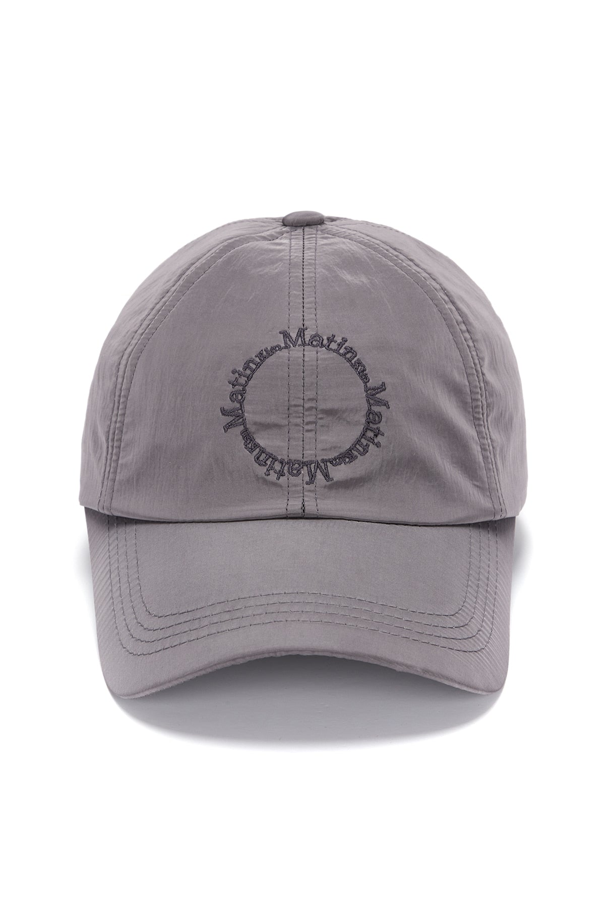Matin Kim - Crisp Logo Ball Cap (Silver) product image 1 | TRAB K-Fashion Australia