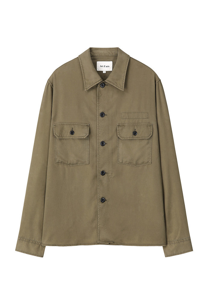 Art if acts - Tencel US Army Shirt (Olive) product image 5 | TRAB K-Fashion Australia