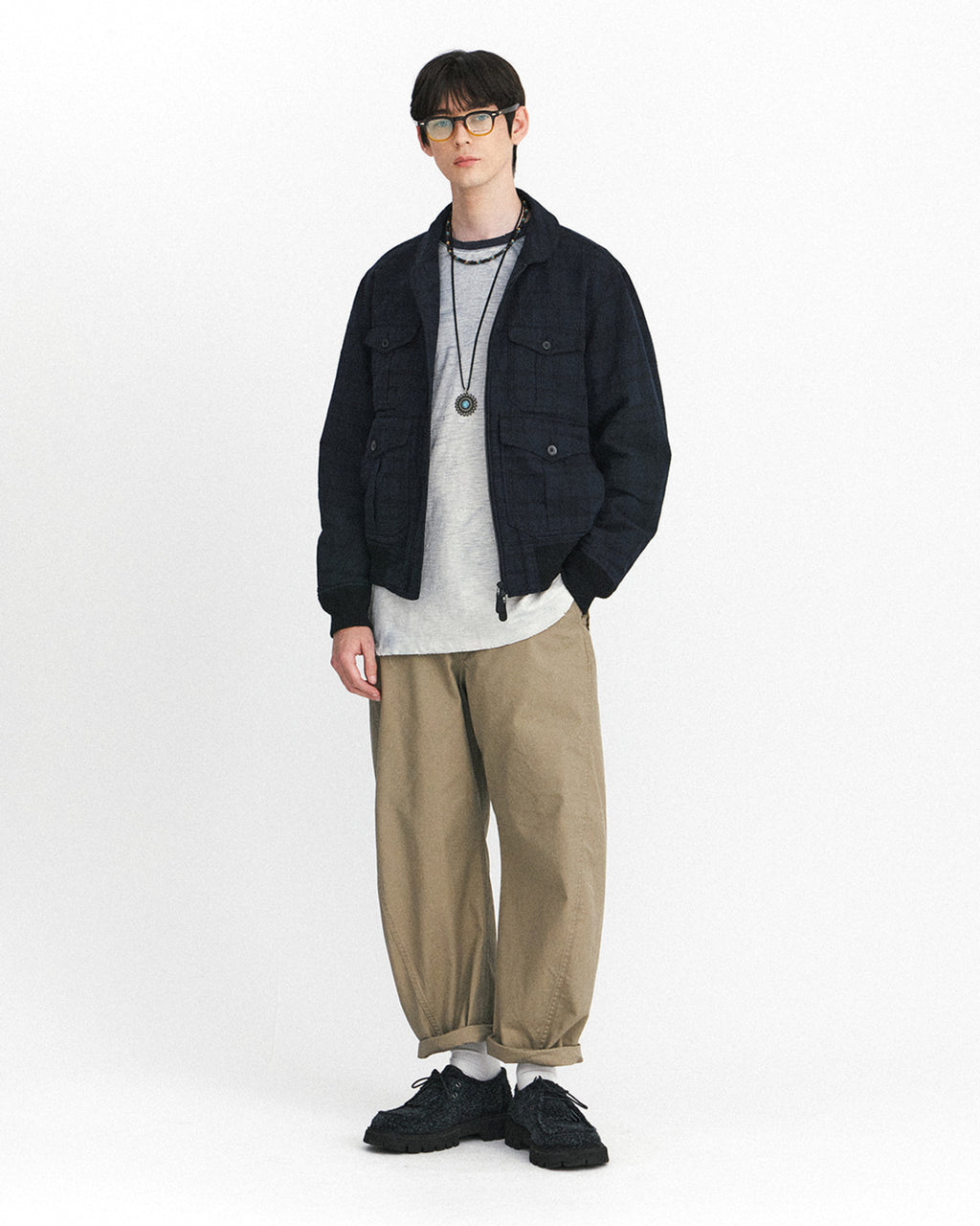 Eastlogue - Cinch Back Curved Pants (Sand) product image 4 | TRAB K-Fashion Australia