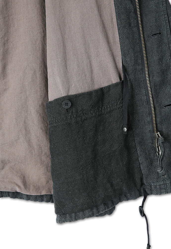 Art if acts - Linen Military Parka (Black) product image 15 | TRAB K-Fashion Australia