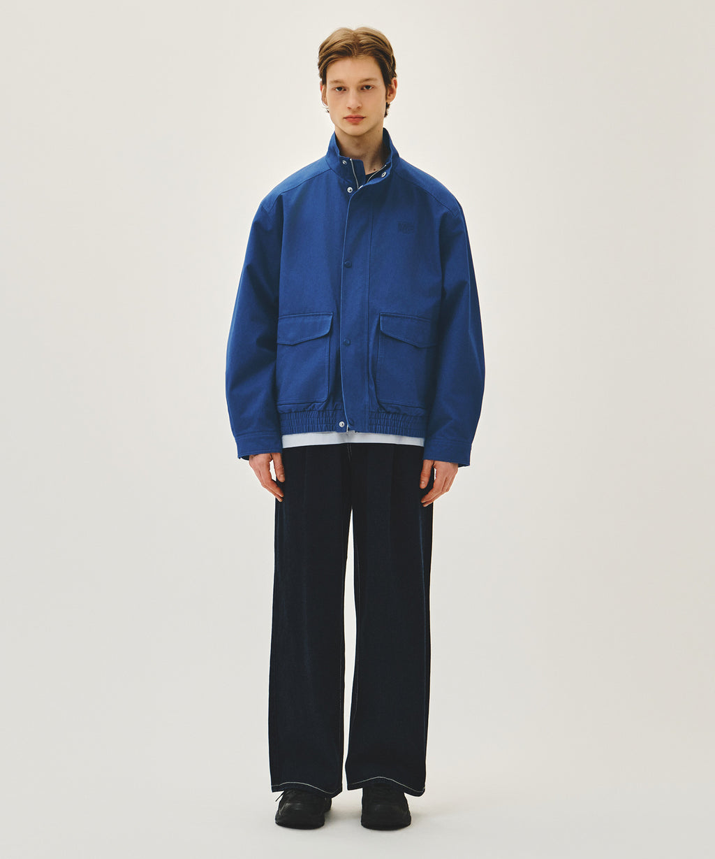Marithe & Francois Girbaud - Basic Harrington Jacket (Blue) product image 5 | TRAB K-Fashion Australia