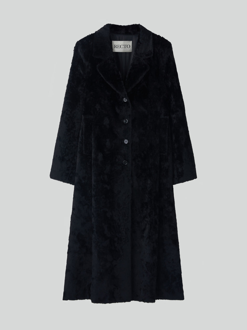 Recto - Slim Fit Faux Fur Coat (Black) product image 9 | TRAB K-Fashion Australia