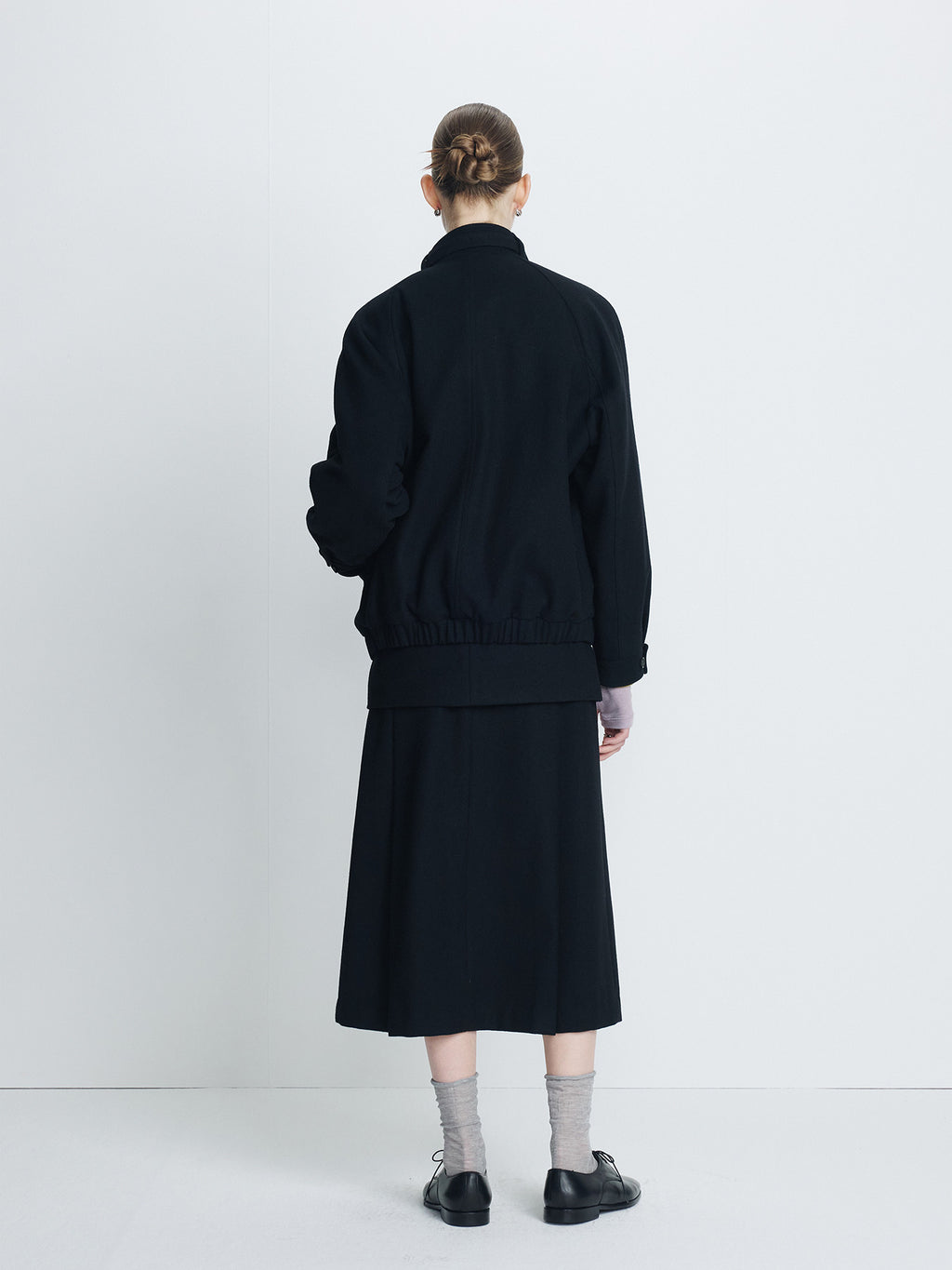 Tonywack - Wool Double-Layered Skirt (Black) product image 8 | TRAB K-Fashion Australia