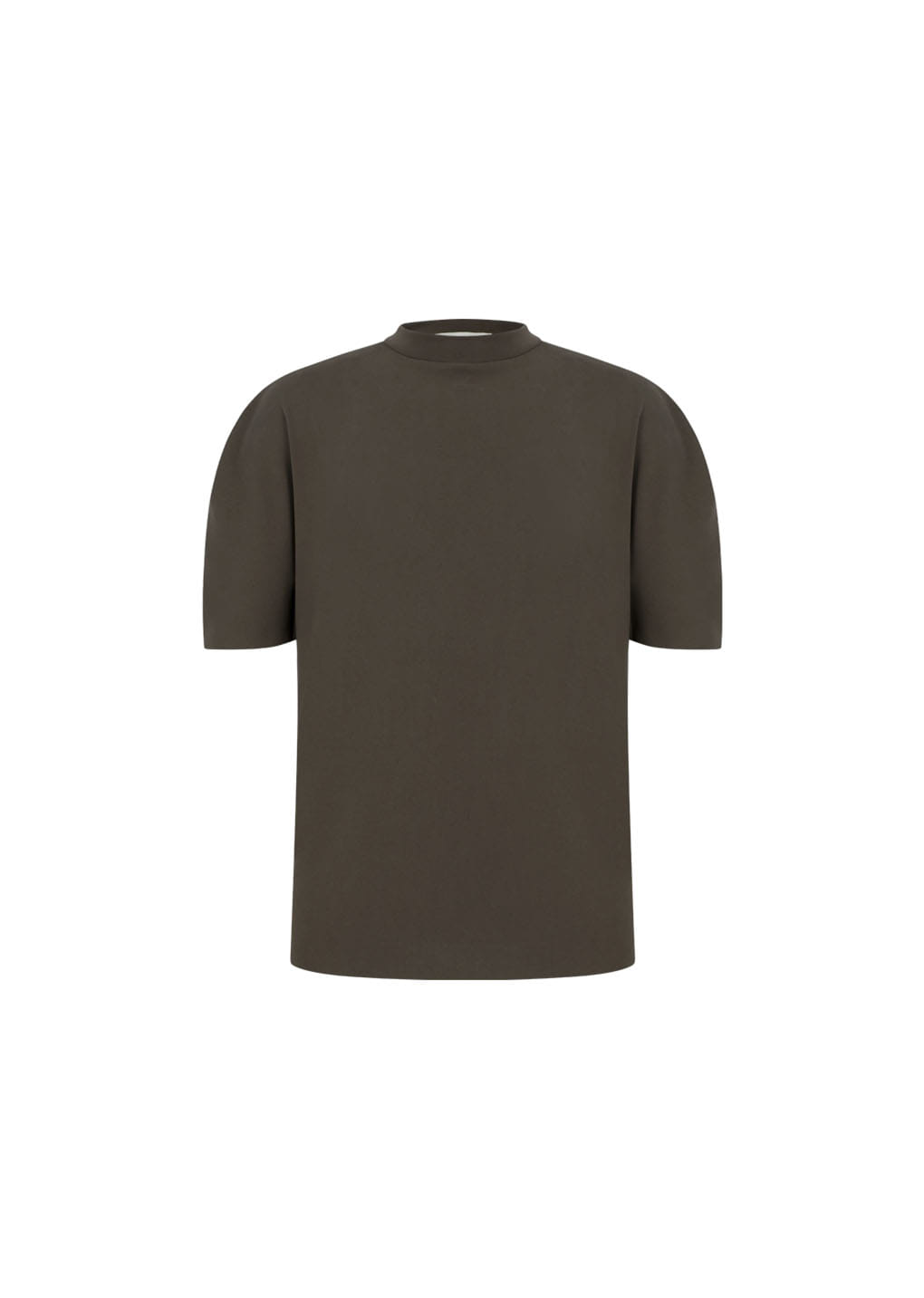 Amomento - [Pre-Order] Mock Neck Raglan T-shirt (Brown) product image 5 | TRAB K-Fashion Australia