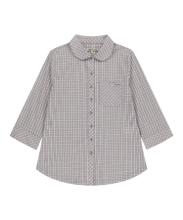 Coyseio - Round Collar Capri Shirt (Ash Pink) product image 1 | TRAB K-Fashion Australia
