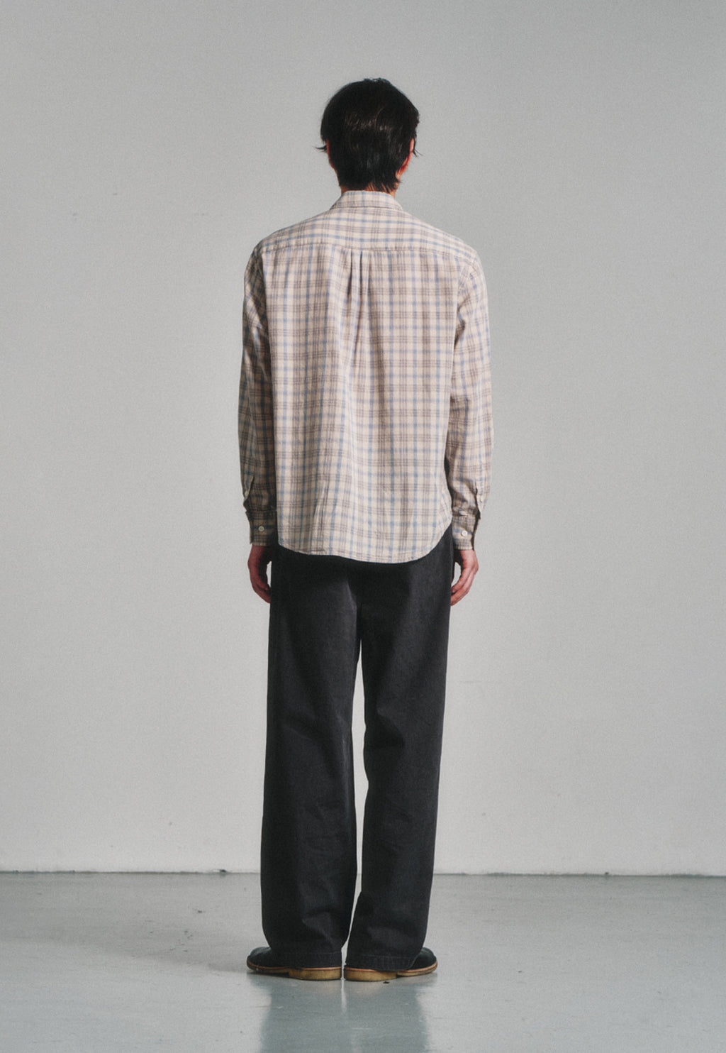 Art if acts - French Check Shirt (Cliff/Blue) product image 4 | TRAB K-Fashion Australia