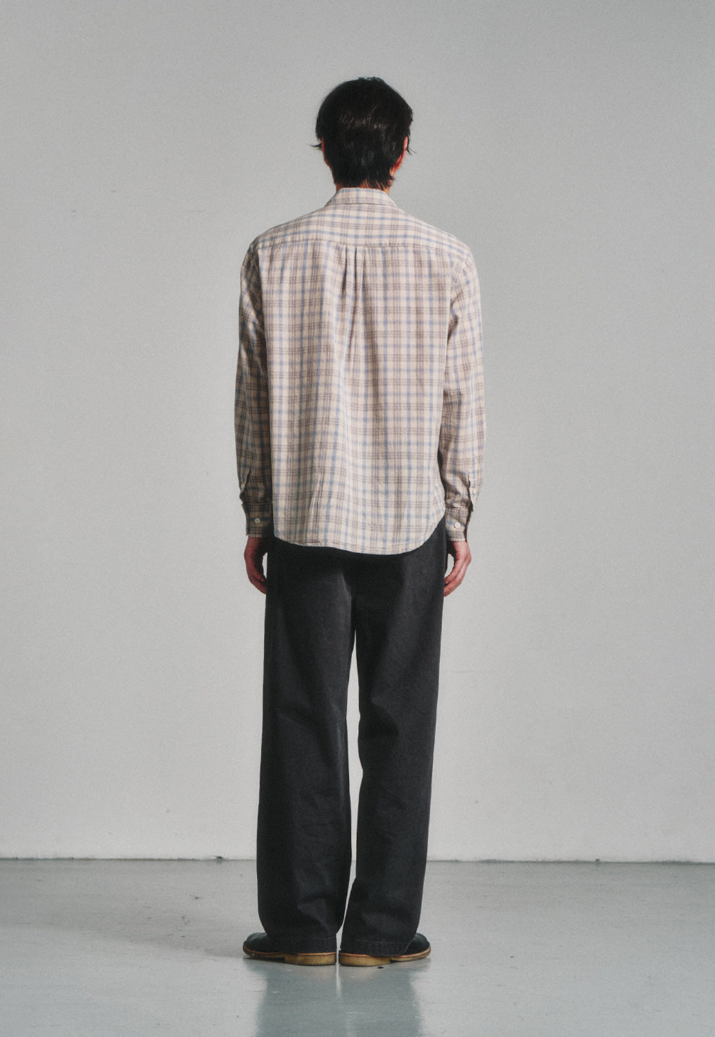 Art if acts - French Check Shirt (Cliff/Blue) product image 4 | TRAB K-Fashion Australia