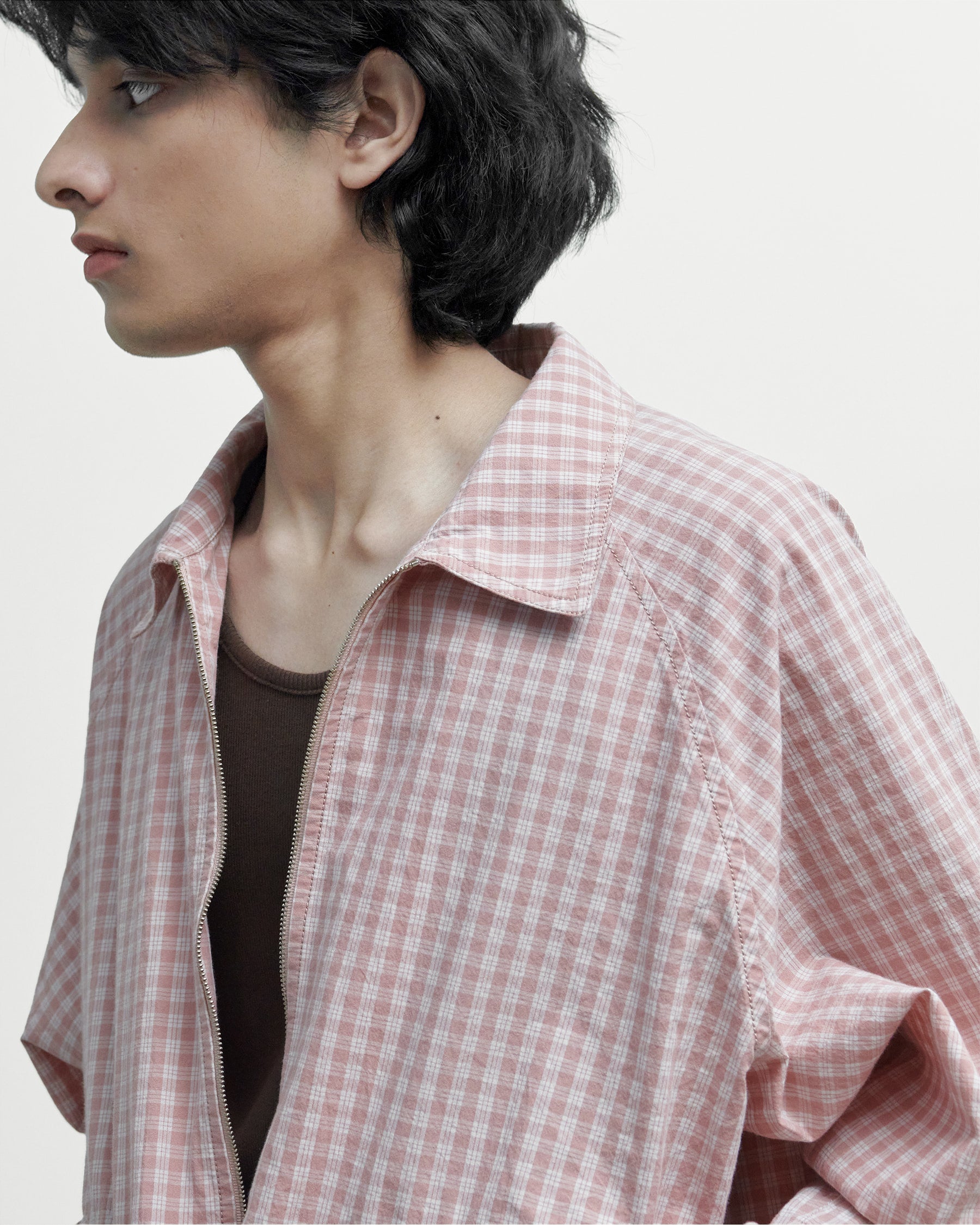 Brownyard - Check Blouson (Pink) product image 4 | TRAB K-Fashion Australia