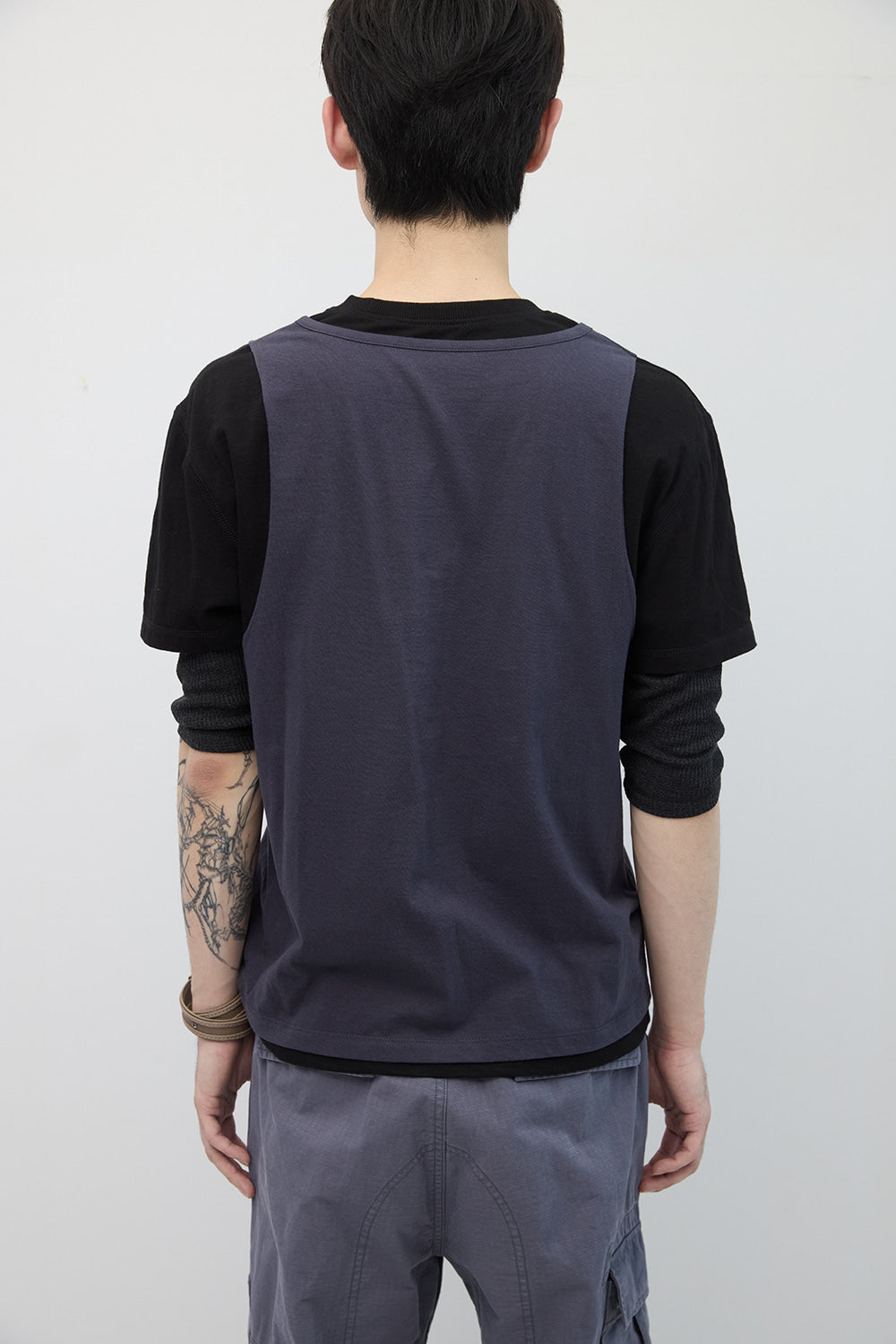 Hatchingroom - Triple Layered Tee (Blue Charcoal) product image 13 | TRAB K-Fashion Australia