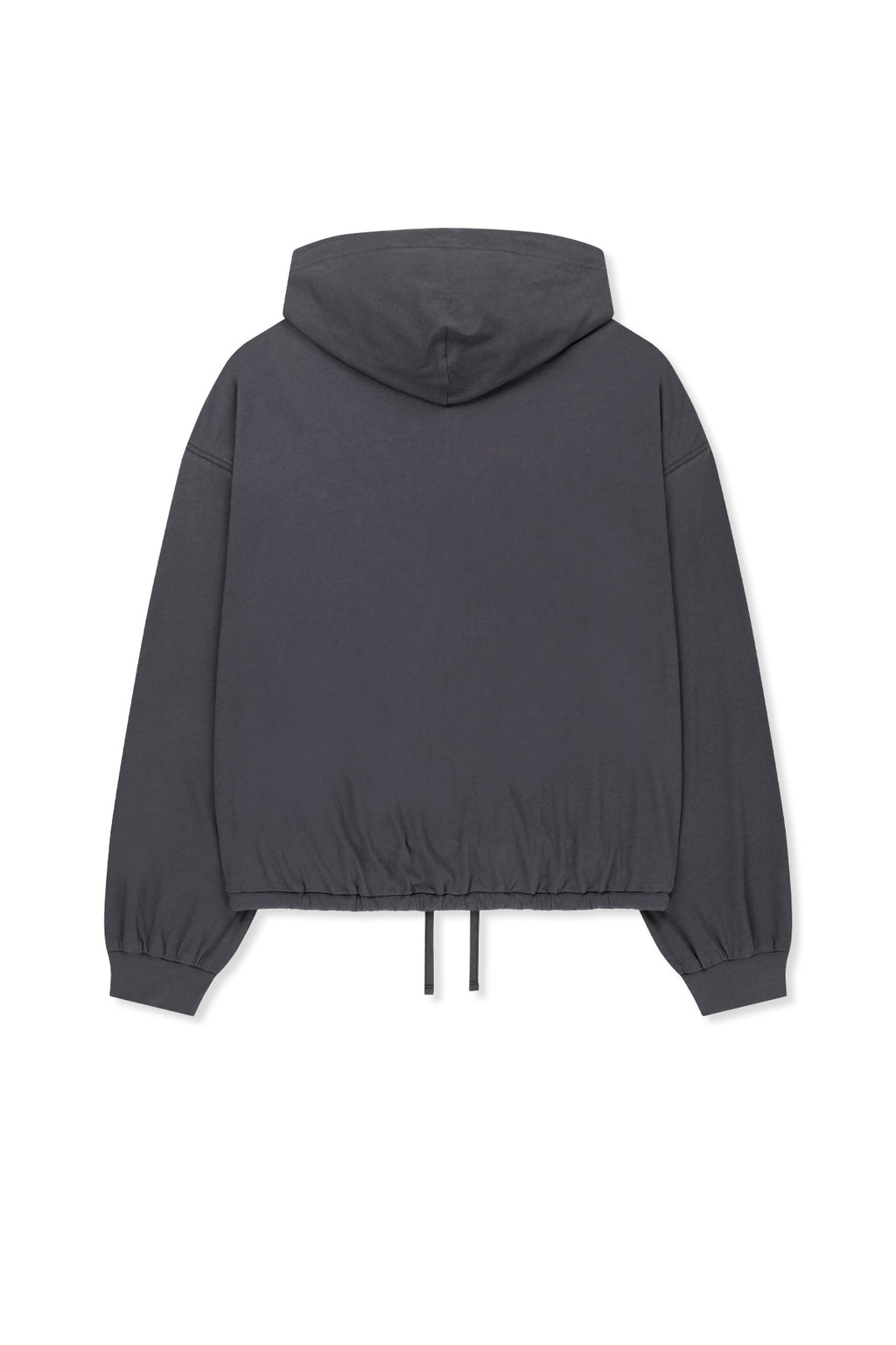Matin Kim - Matin 16 Applique Logo Hoody Zip Up (Dark Navy) product image 3 | TRAB K-Fashion Australia