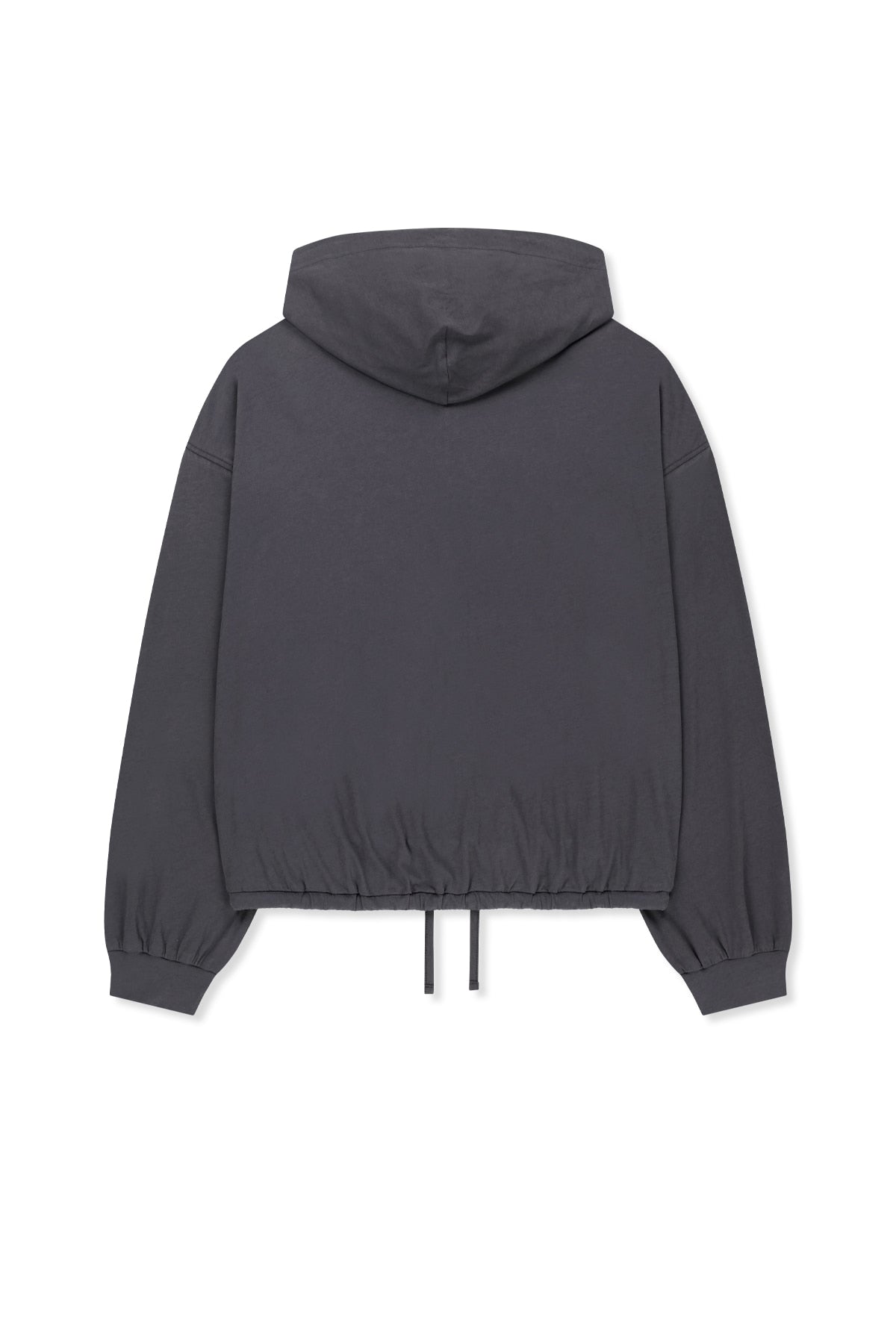 Matin Kim - Matin 16 Applique Logo Hoody Zip Up (Dark Navy) product image 3 | TRAB K-Fashion Australia