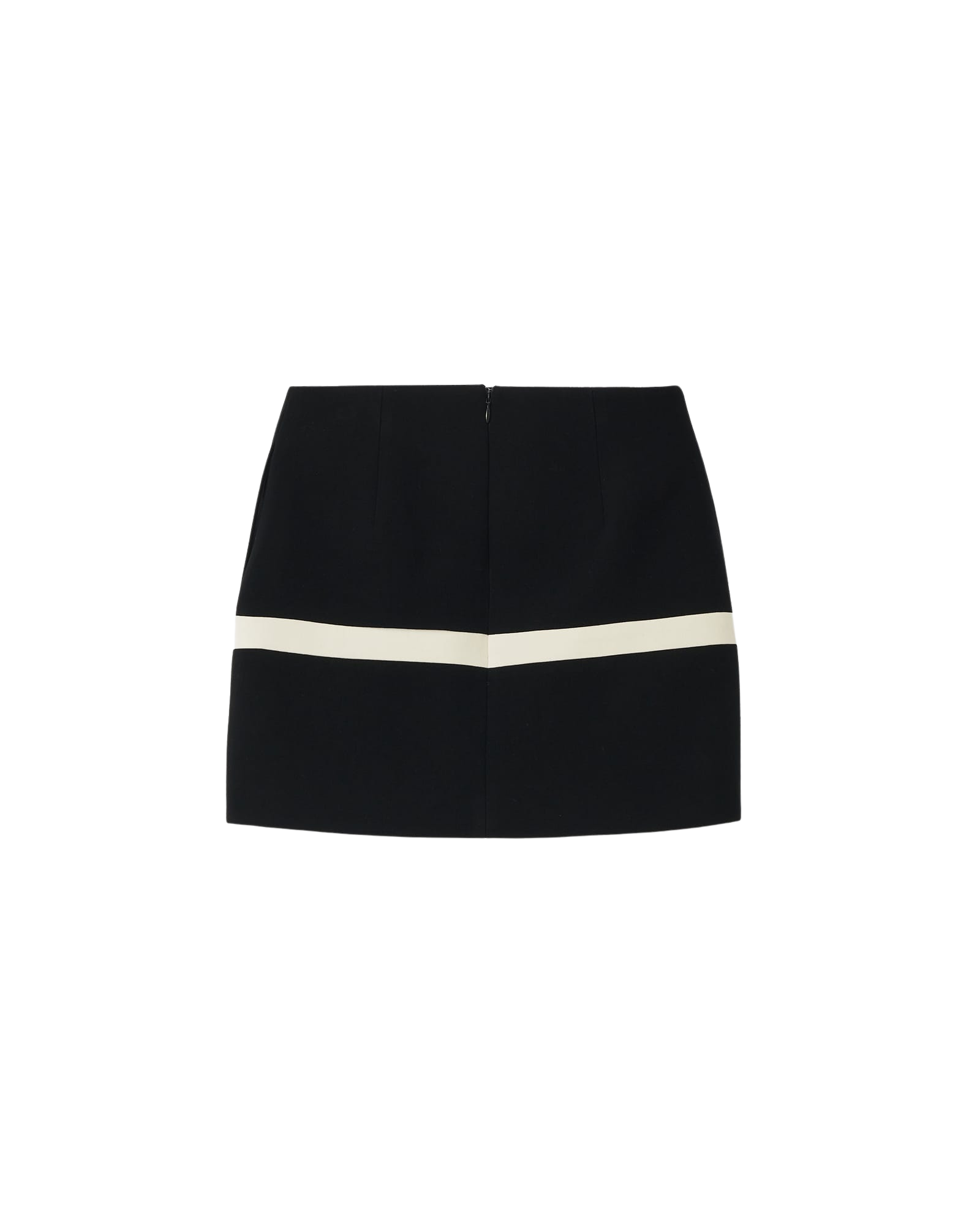 Kimhe Kim - Mini Skirt With Bi-Color Bows (Black/Ivory) product image 4 | TRAB K-Fashion Australia