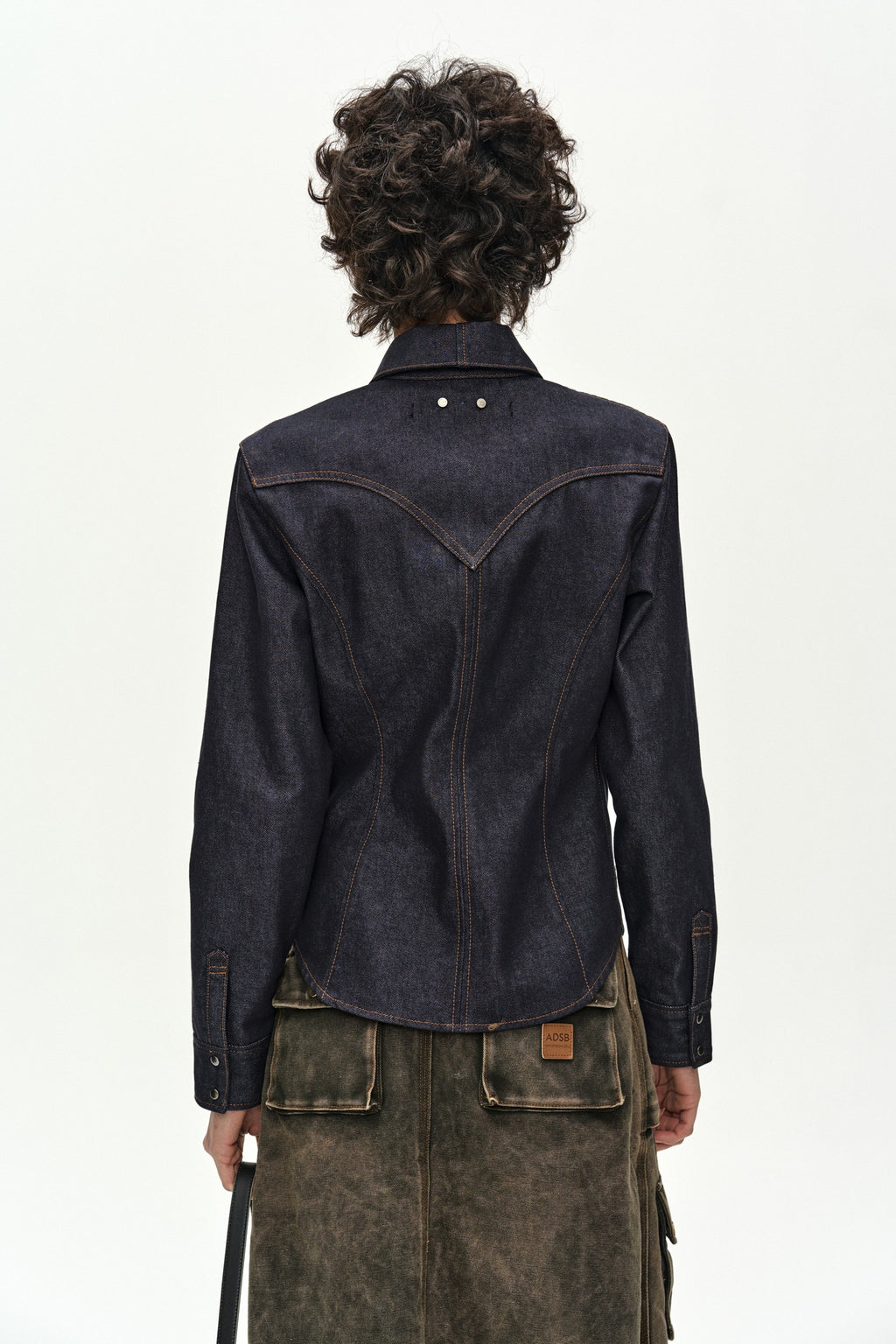 Andersson Bell - Western Patched Shirt (indigo) (Indigo) product image 6 | TRAB K-Fashion Australia