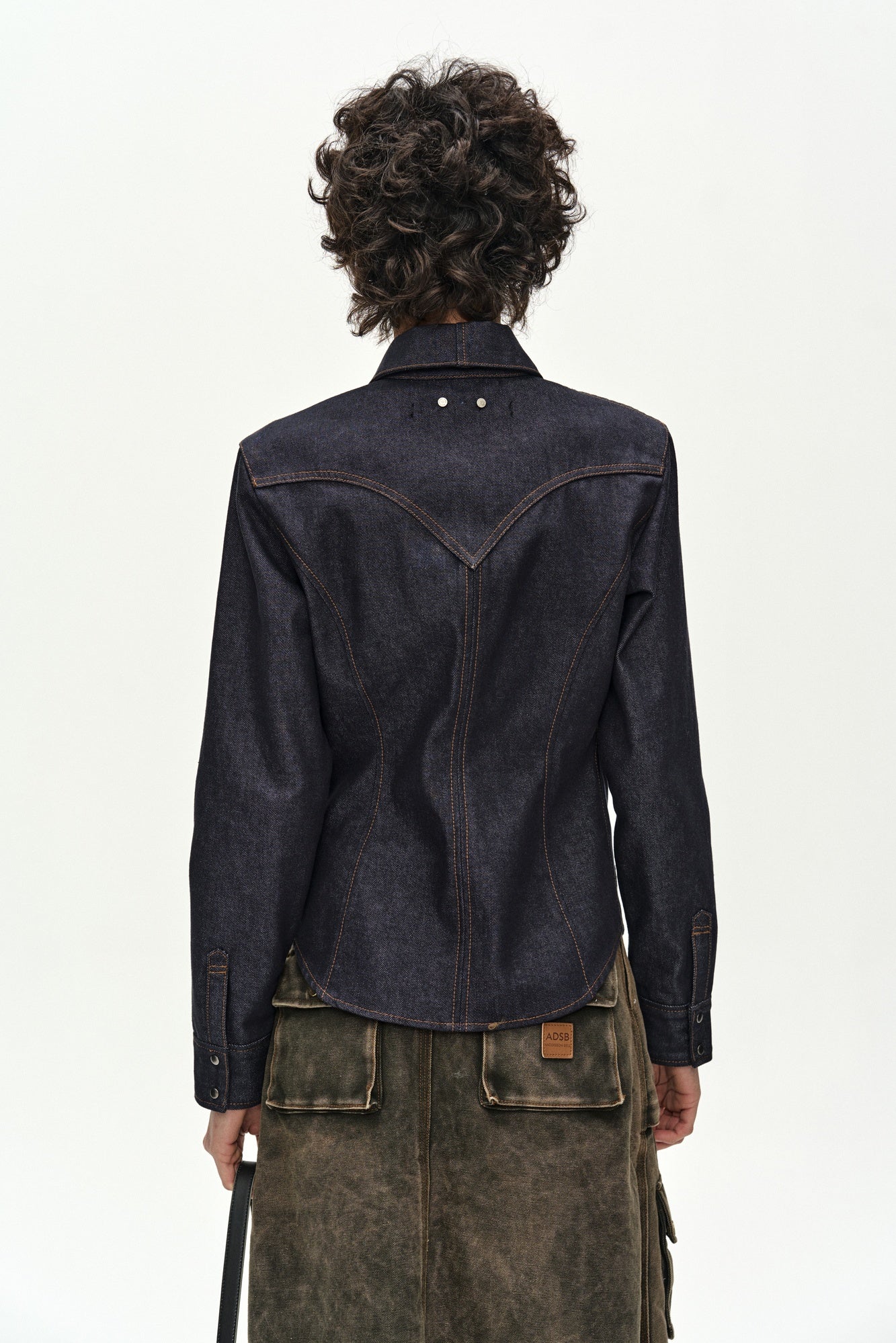 Andersson Bell - Western Patched Shirt (indigo) (Indigo) product image 6 | TRAB K-Fashion Australia
