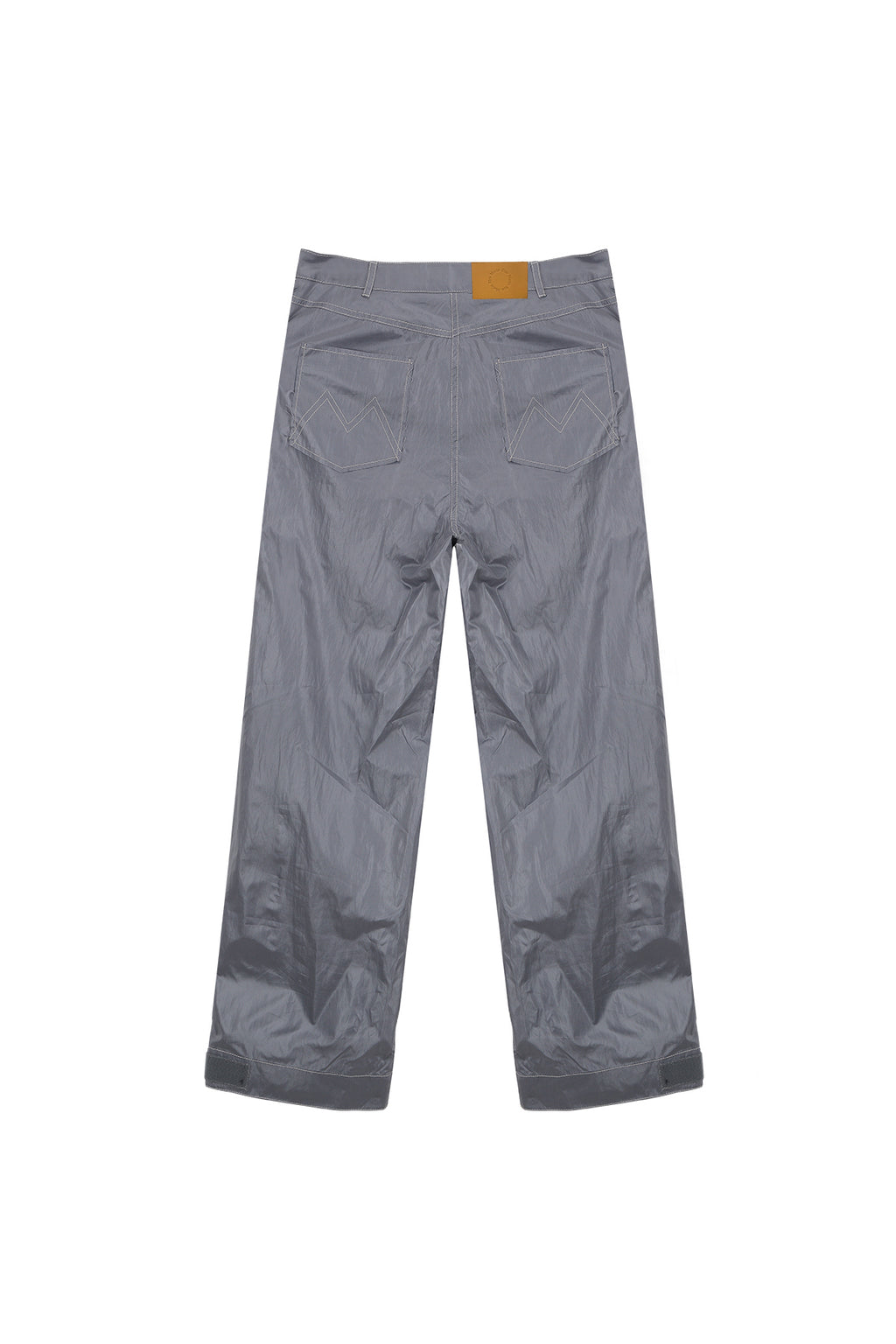 Matin Kim - Stitch Detailed Trucker Pants (Grey) product image 2 | TRAB K-Fashion Australia